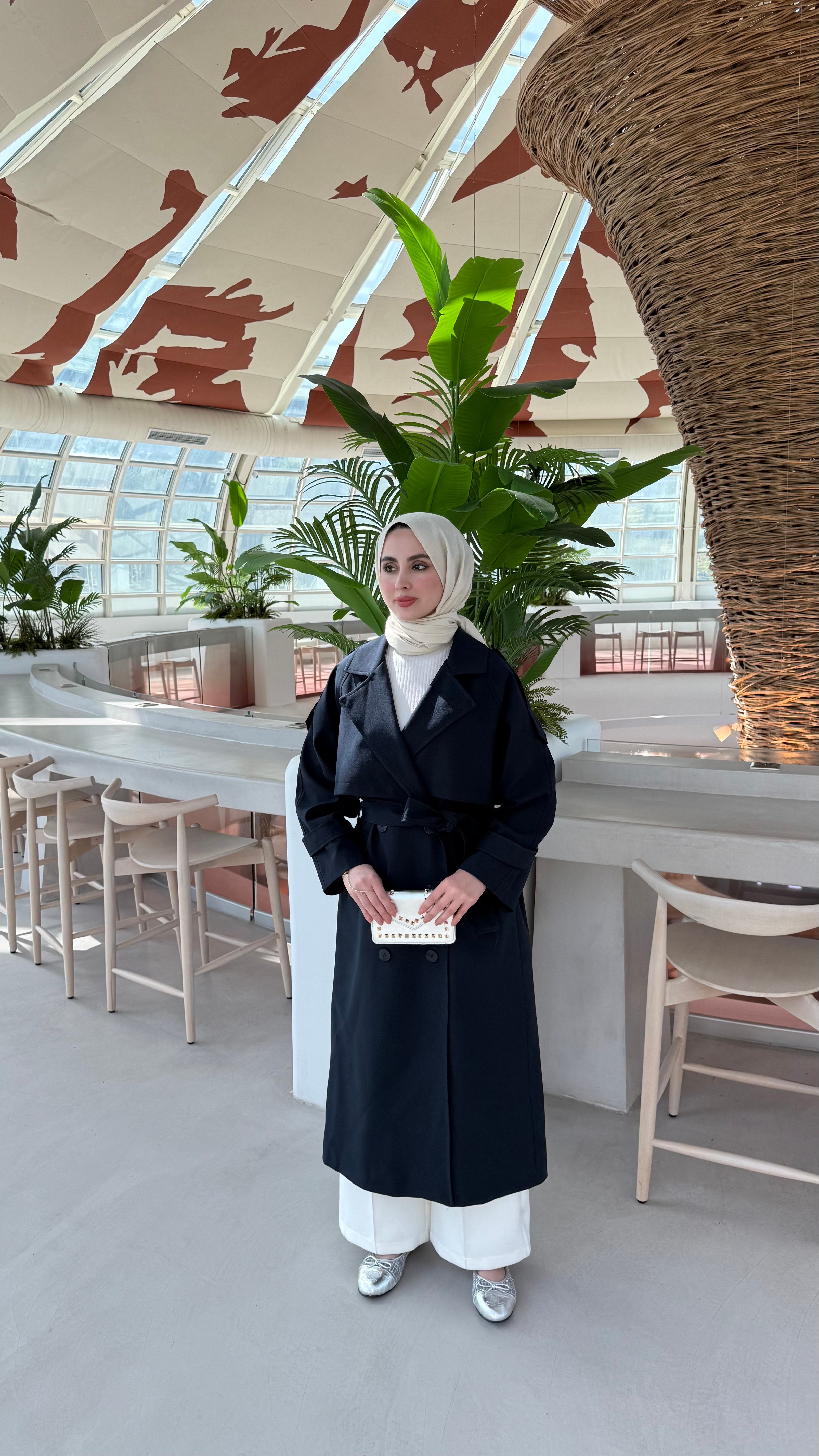 CASUAL TRENÇKOT  - LACİVERT