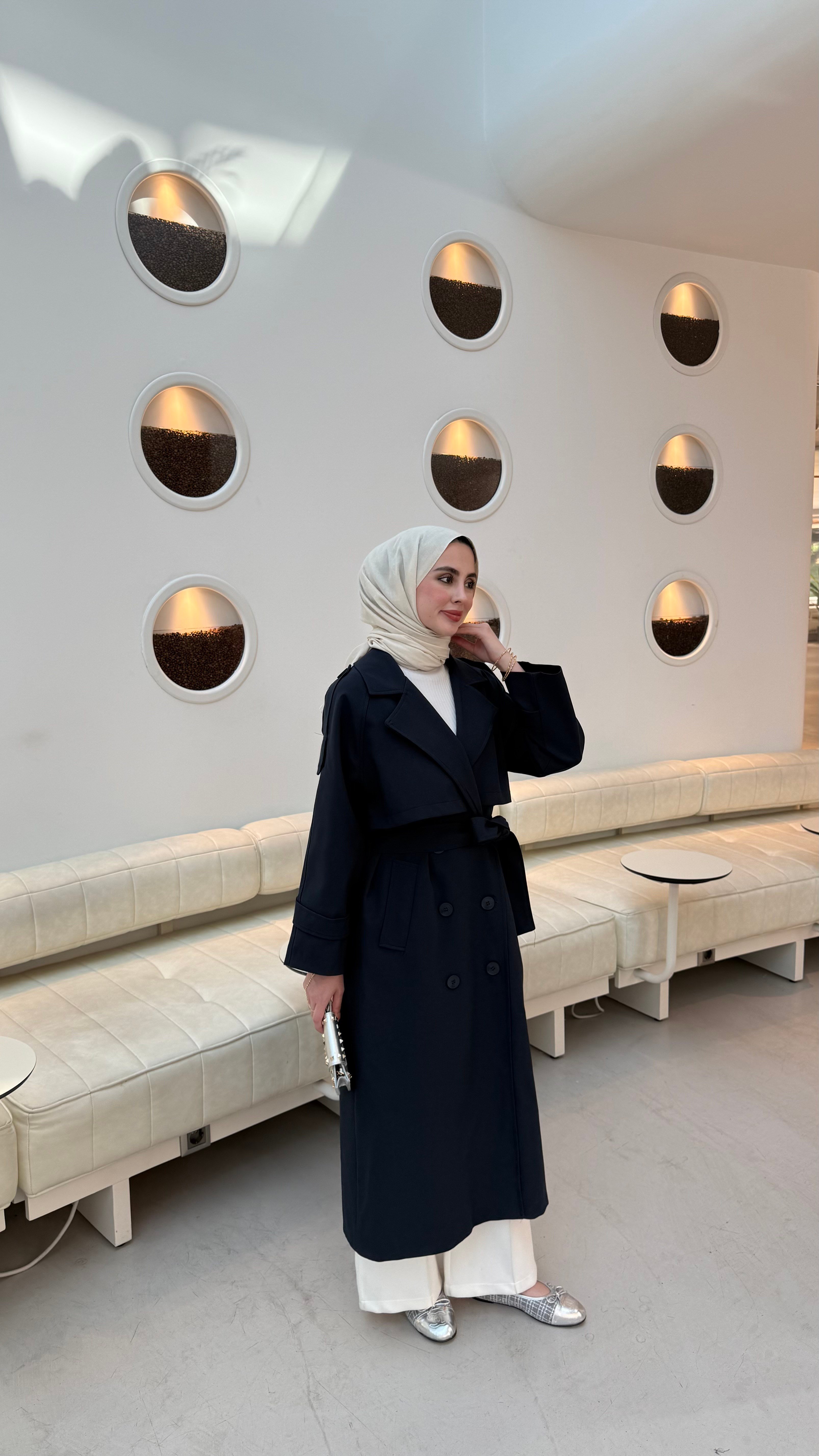 CASUAL TRENÇKOT  - LACİVERT