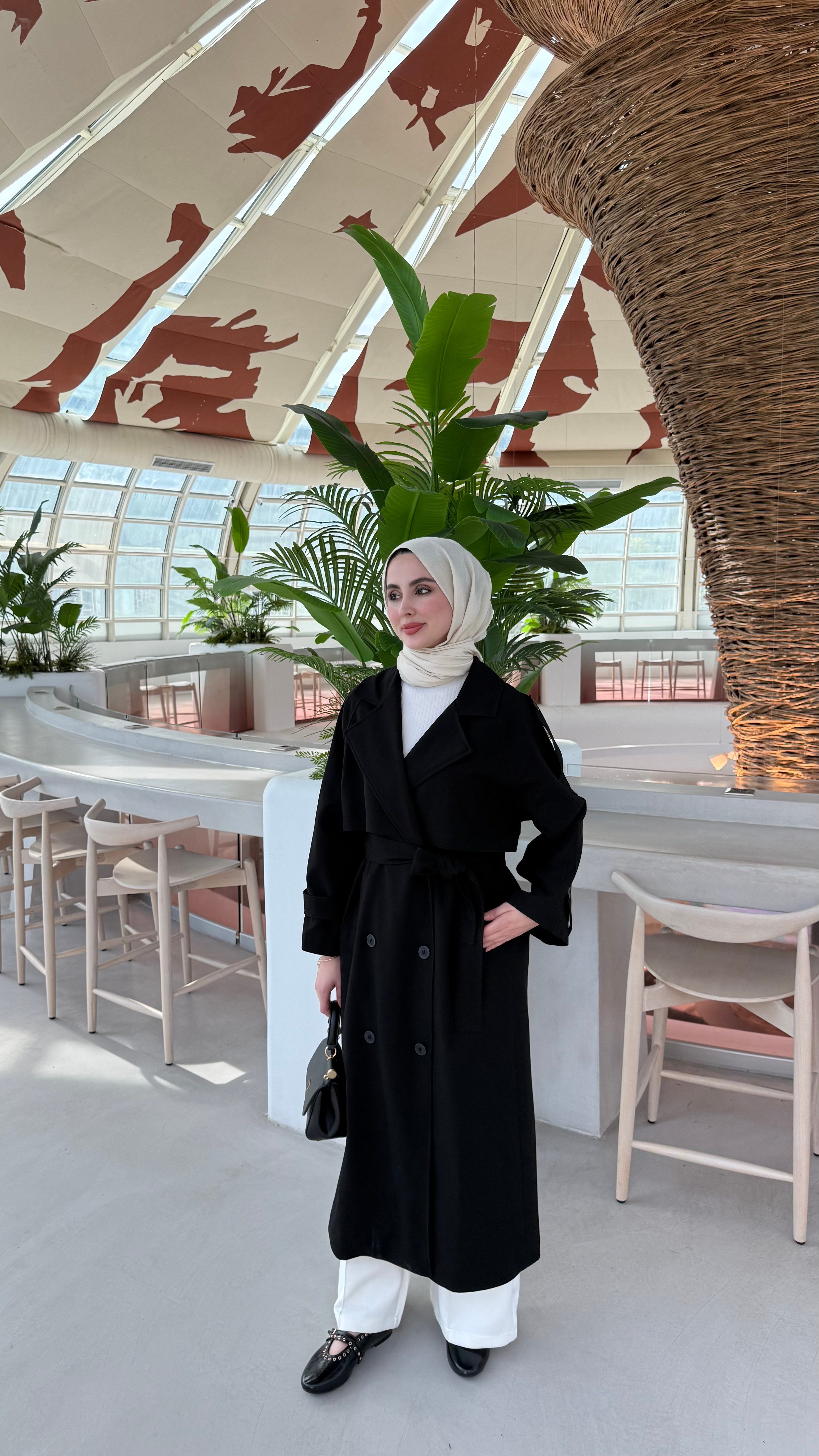 CASUAL TRENÇKOT  - SİYAH