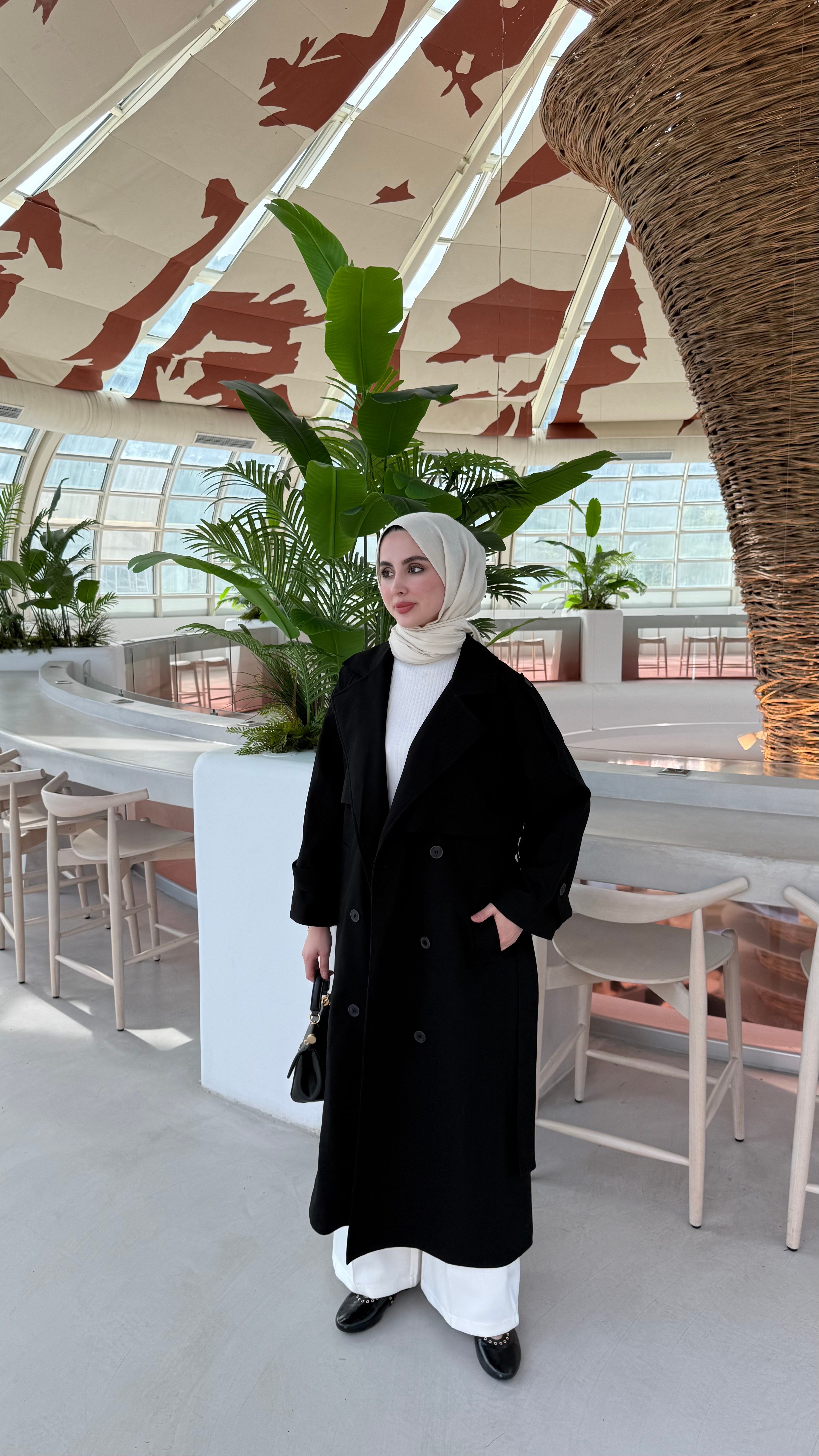 CASUAL TRENÇKOT  - SİYAH