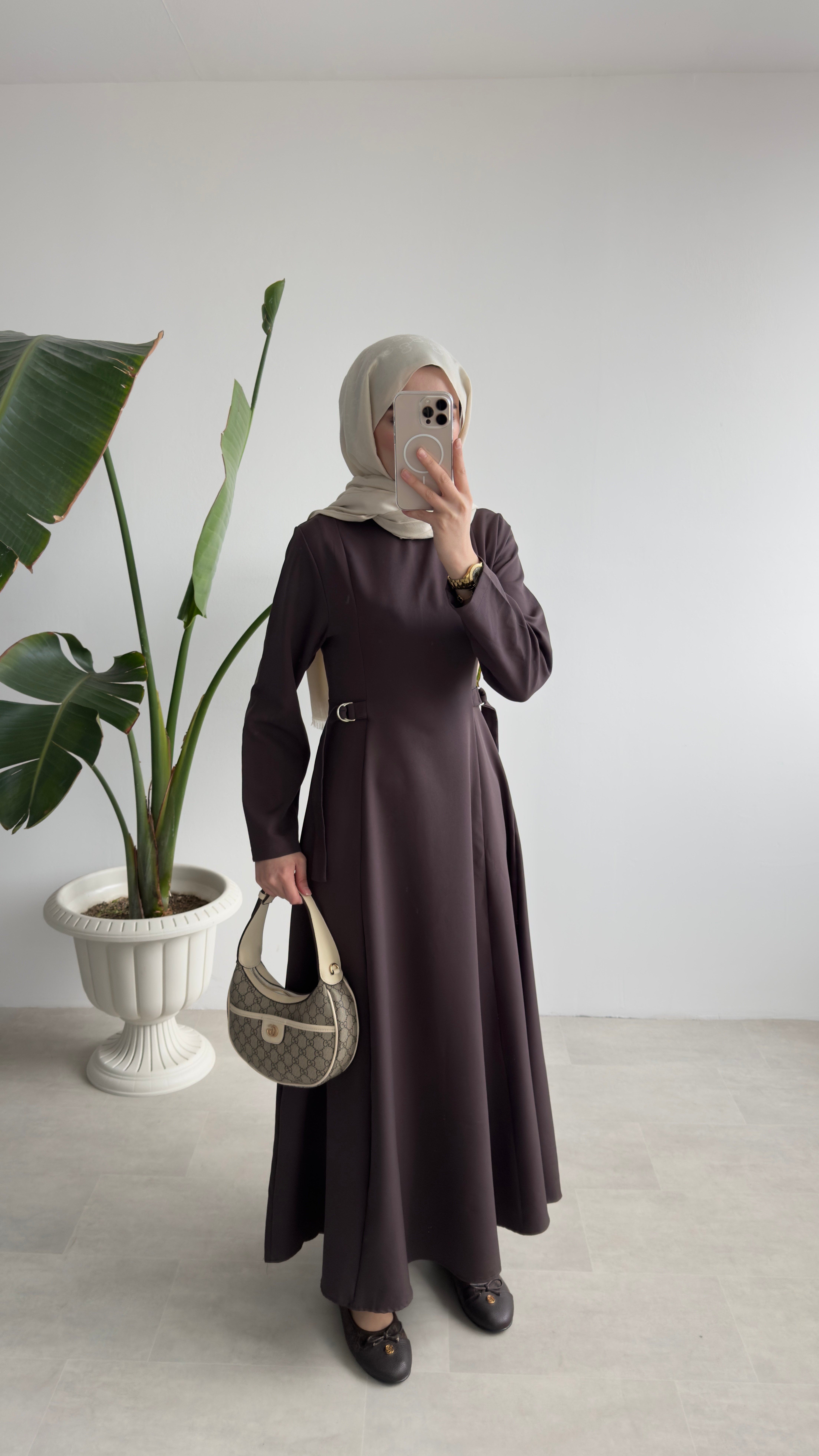 CLEO ELBİSE - ÇİKOLATA