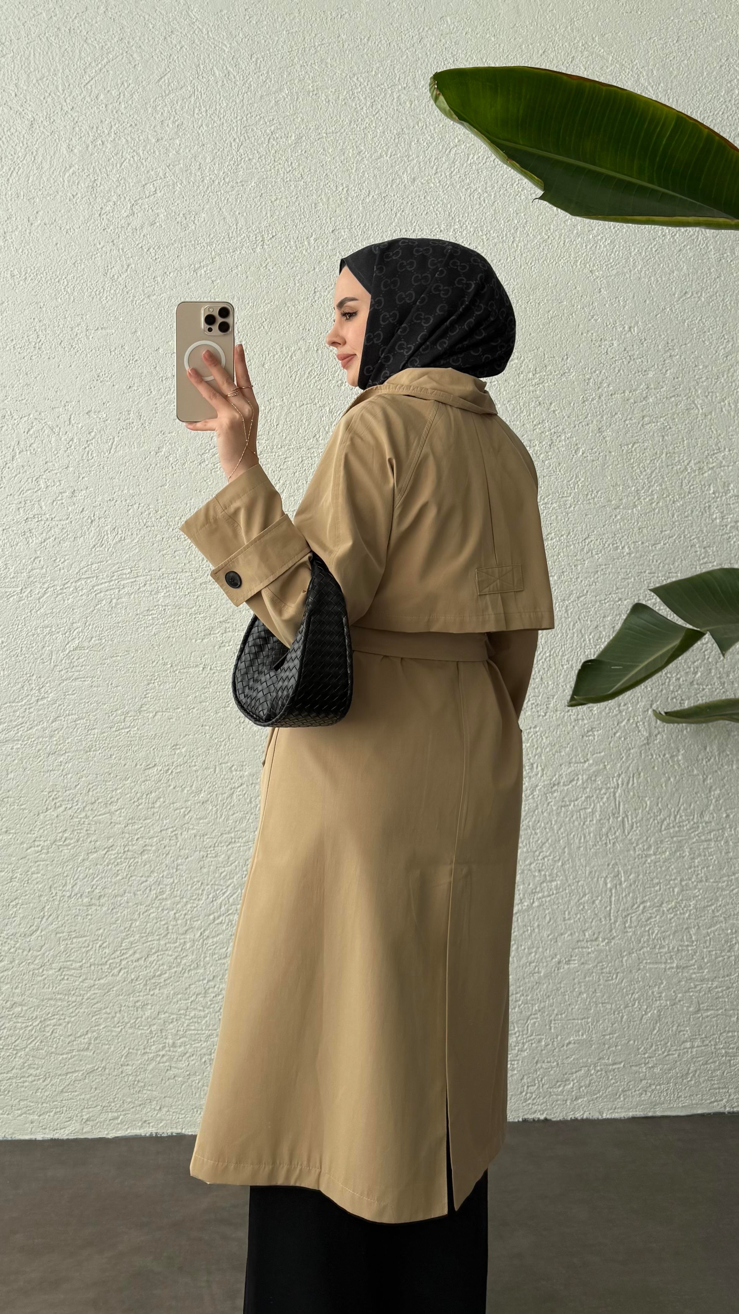 EFİL KUŞAKLI TRENÇKOT-CAMEL