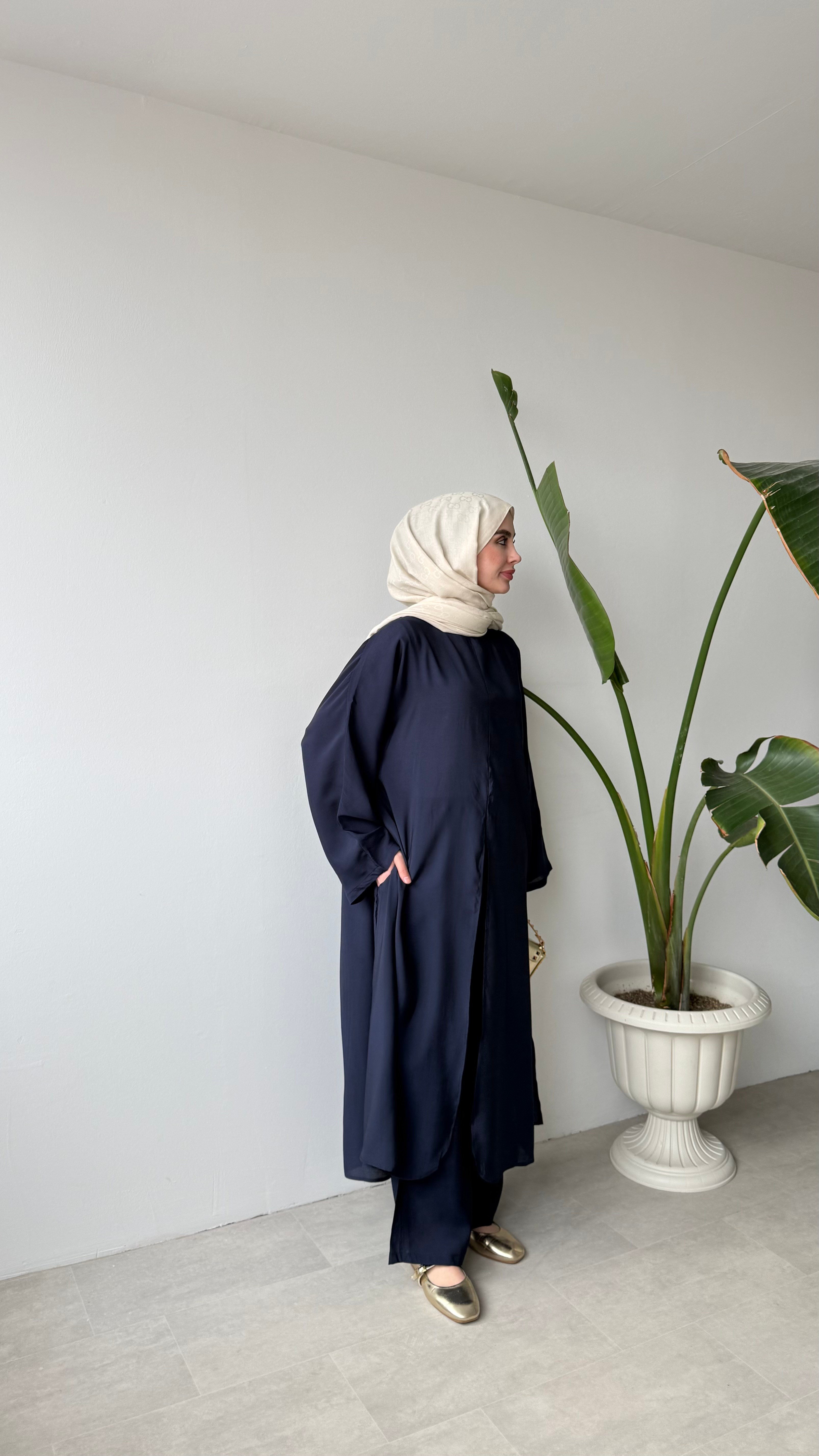 ESİLA YIRTMAÇLI TAKIM - LACİVERT