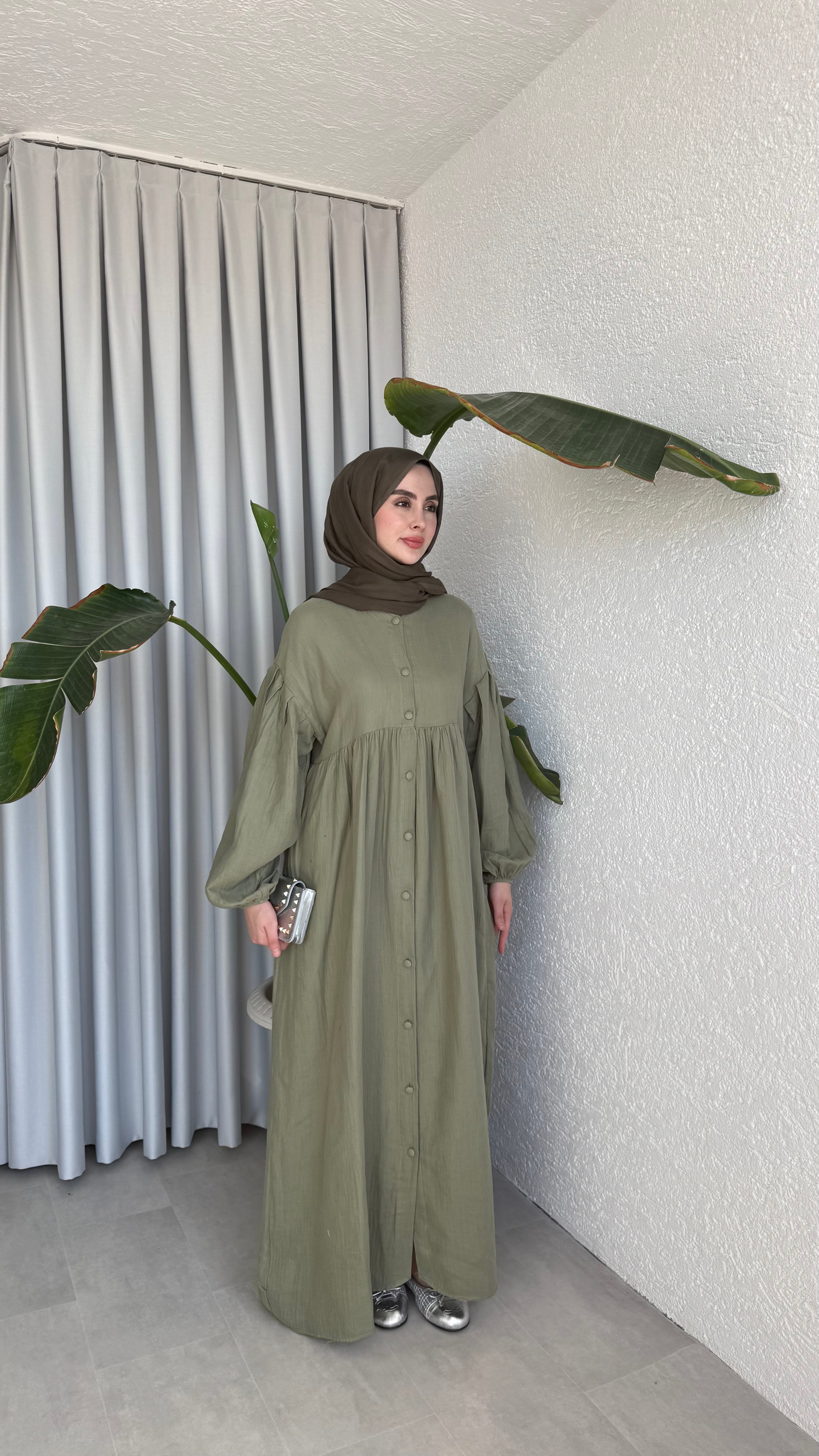 FARAH MÜSLİN ELBİSE - ÇAĞLA YEŞİLİ