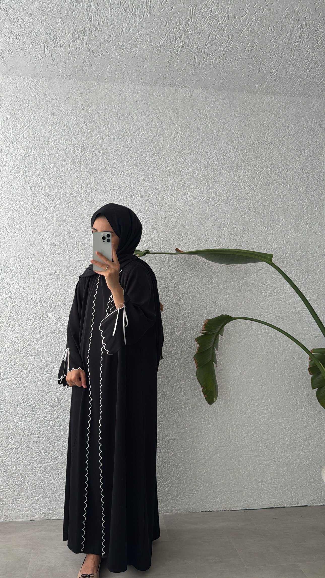 İÇ ELBİSELİ ABAYA 2'Lİ TAKIM