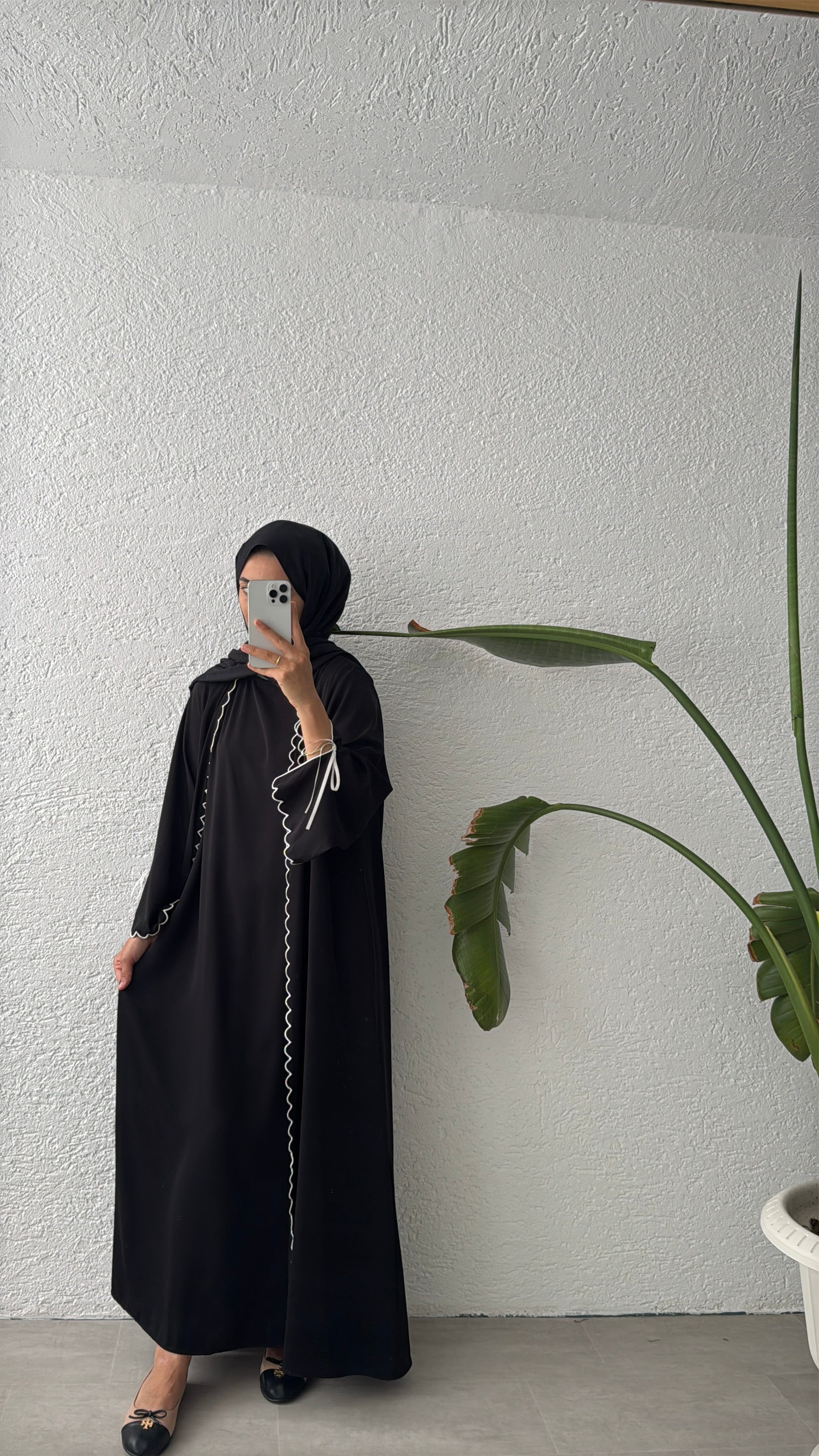 İÇ ELBİSELİ ABAYA 2'Lİ TAKIM