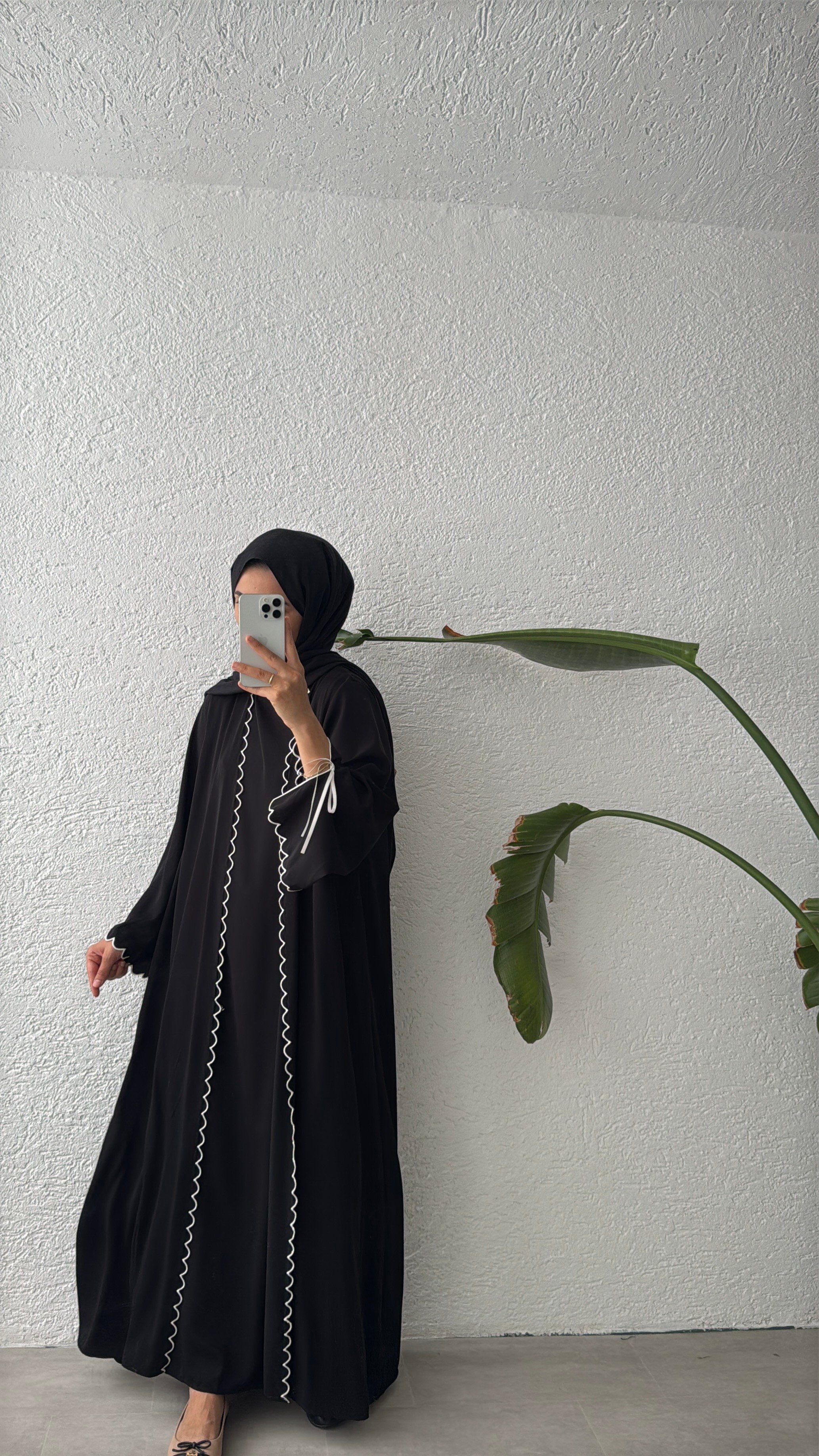 İÇ ELBİSELİ ABAYA 2'Lİ TAKIM