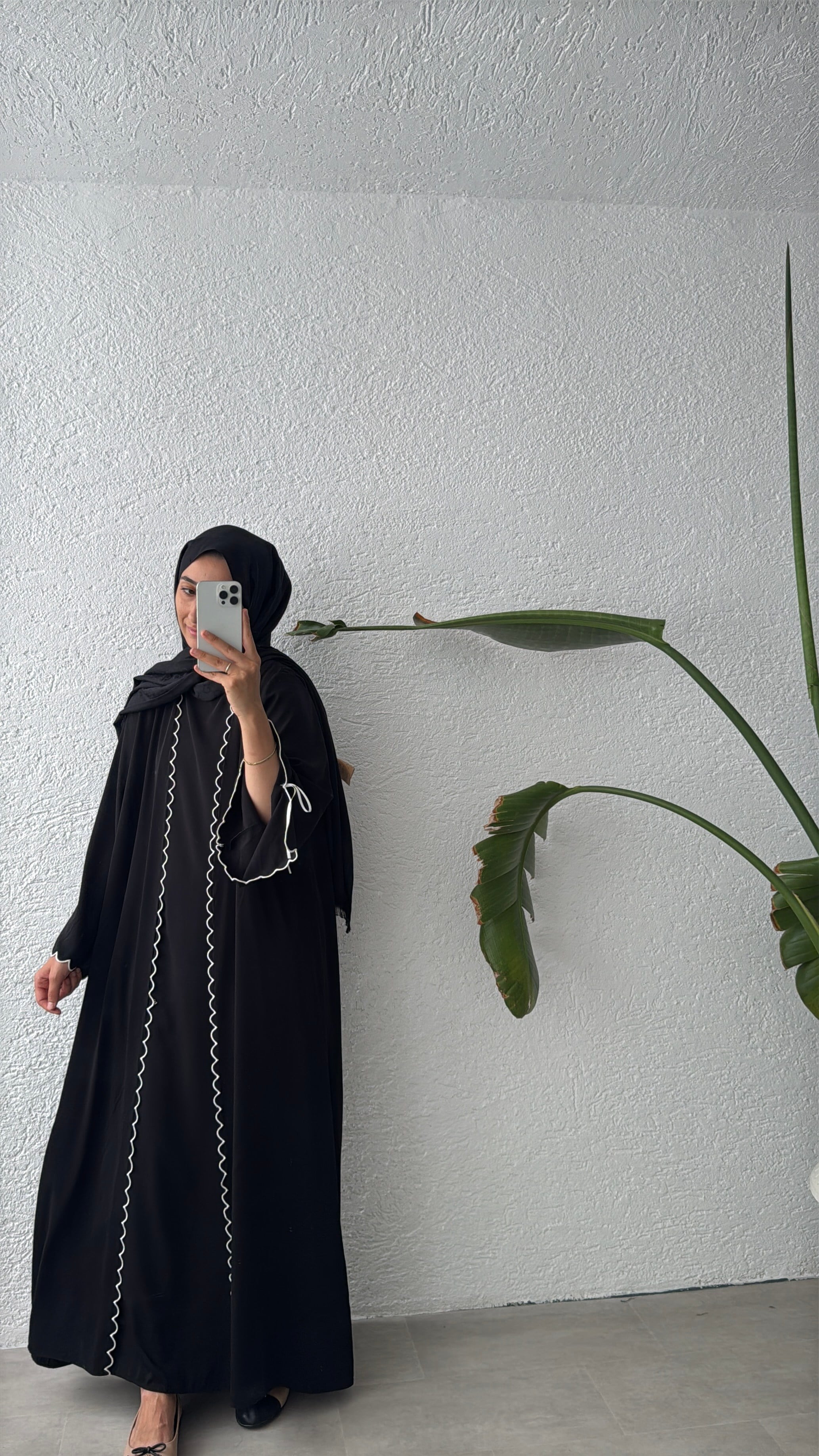 İÇ ELBİSELİ ABAYA 2'Lİ TAKIM