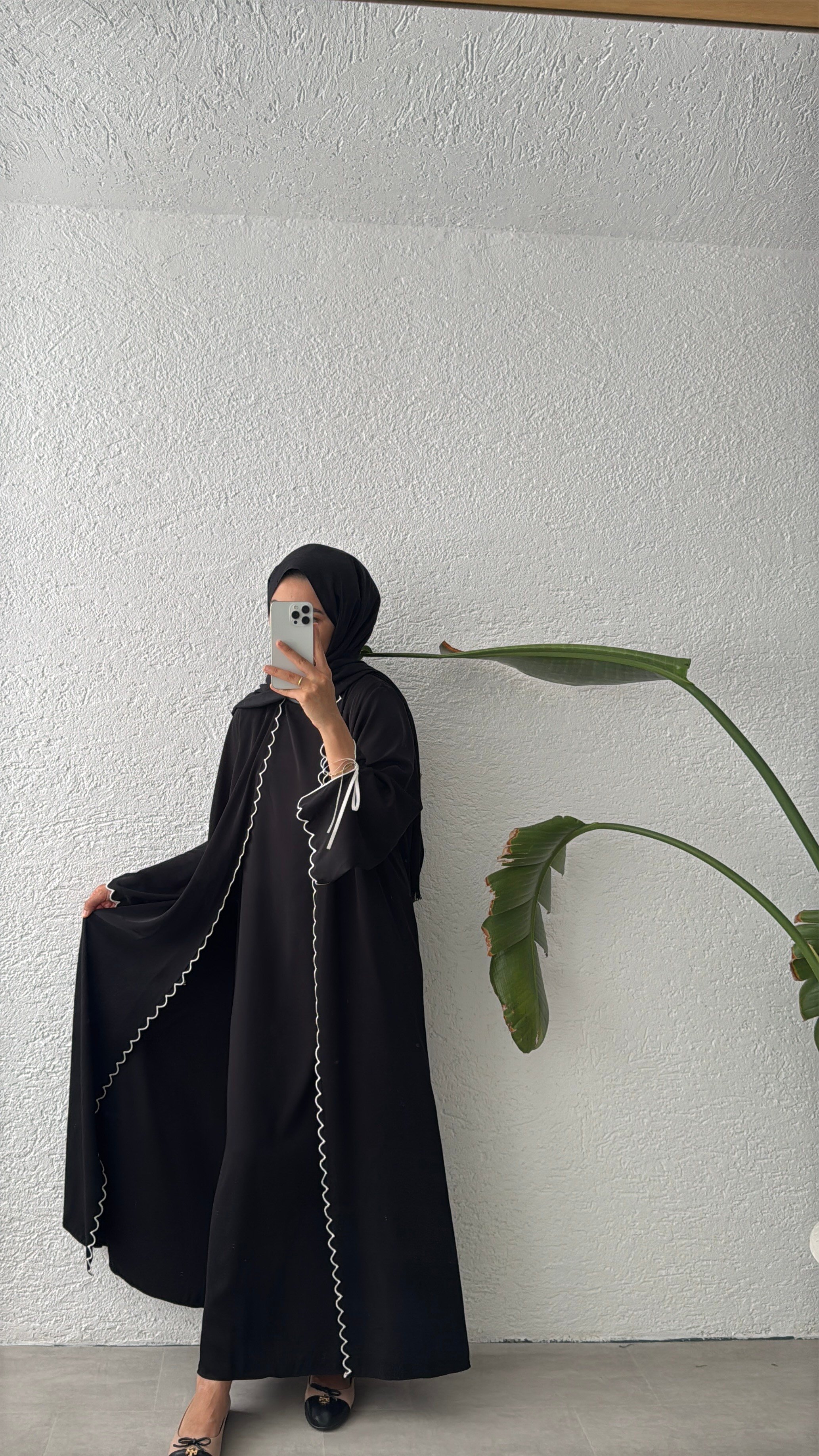 İÇ ELBİSELİ ABAYA 2'Lİ TAKIM