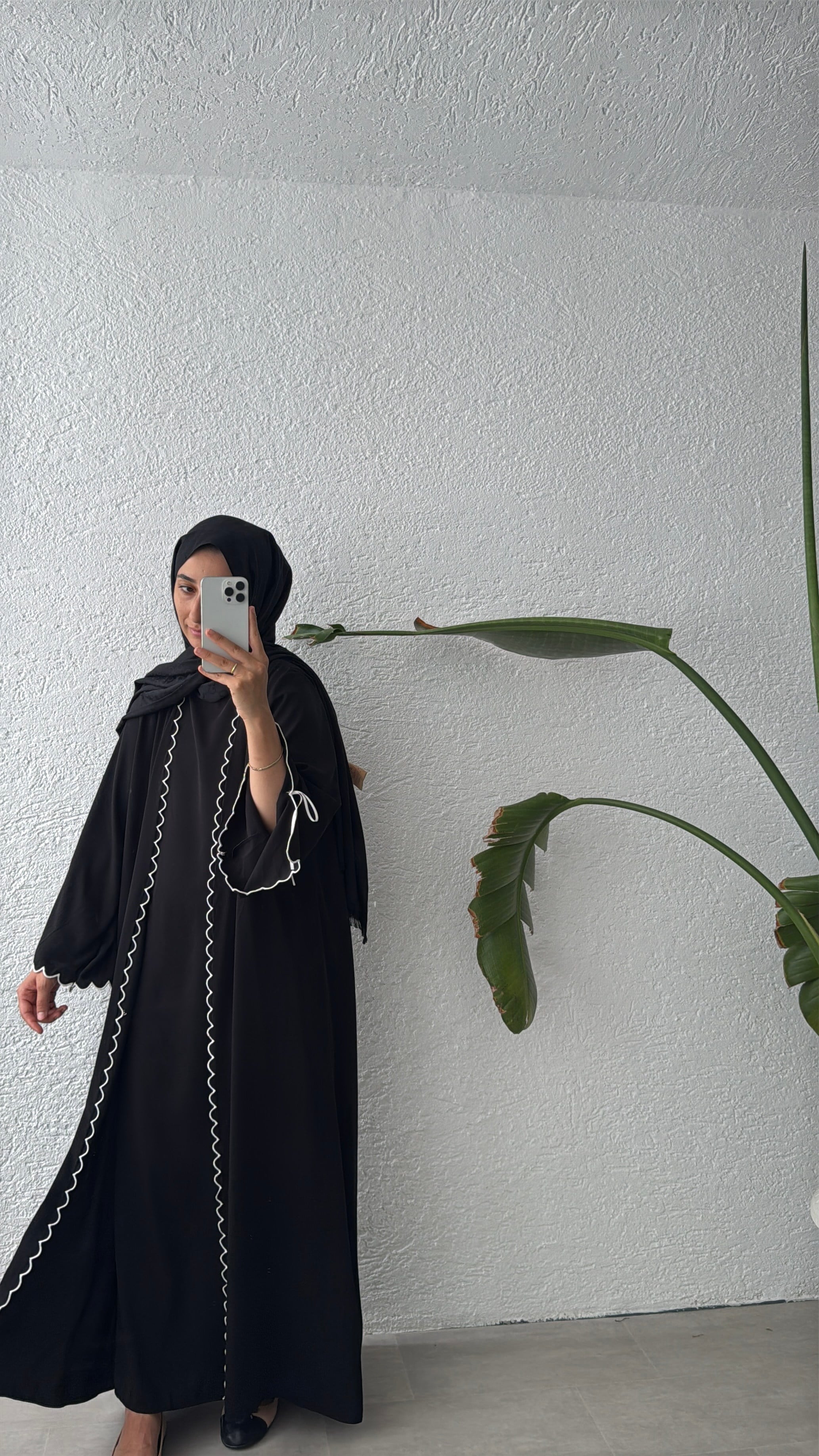 İÇ ELBİSELİ ABAYA 2'Lİ TAKIM