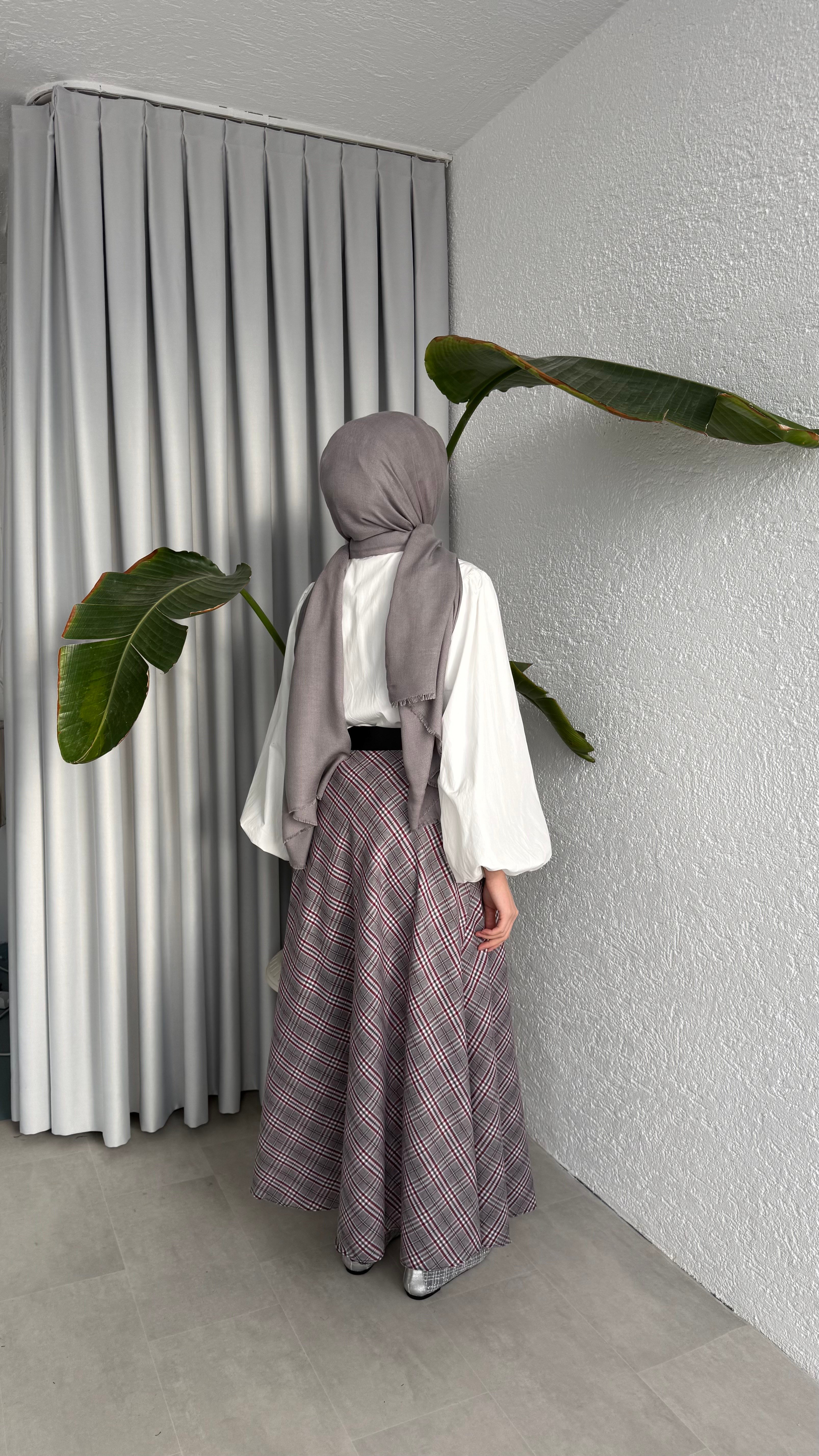 KEMERLİ ASTARLI EKOSE ETEK - MÜRDÜM