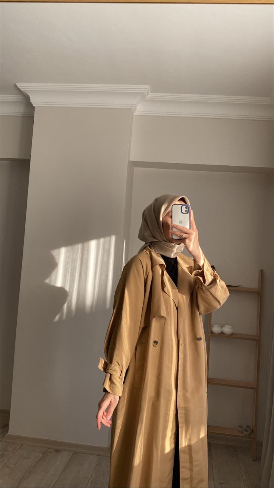 KLASİK TRENÇKOT CAMEL