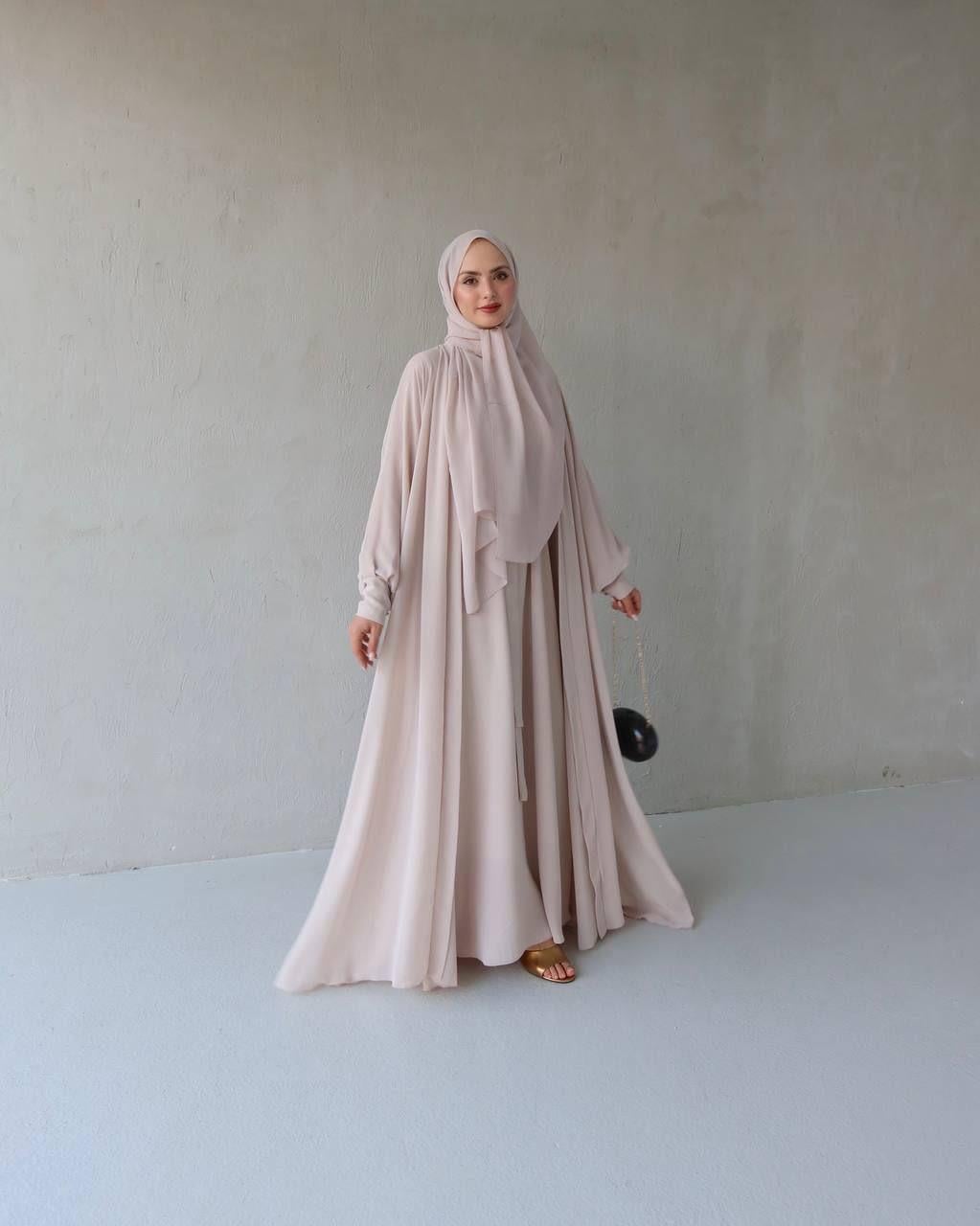 LAREEN ABAYA & FERACE - BEJ