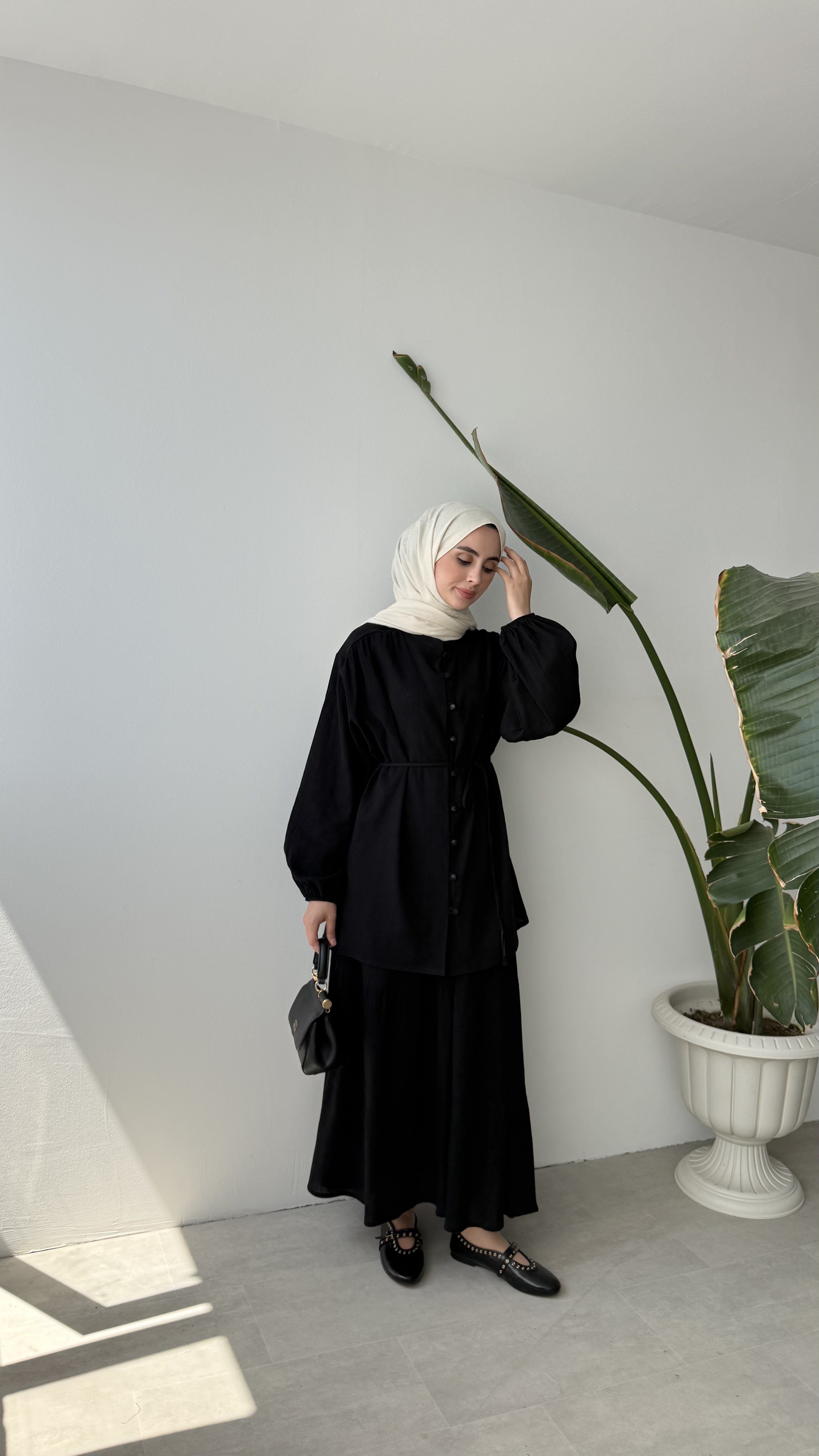 NORA İKİLİ TAKIM - SİYAH