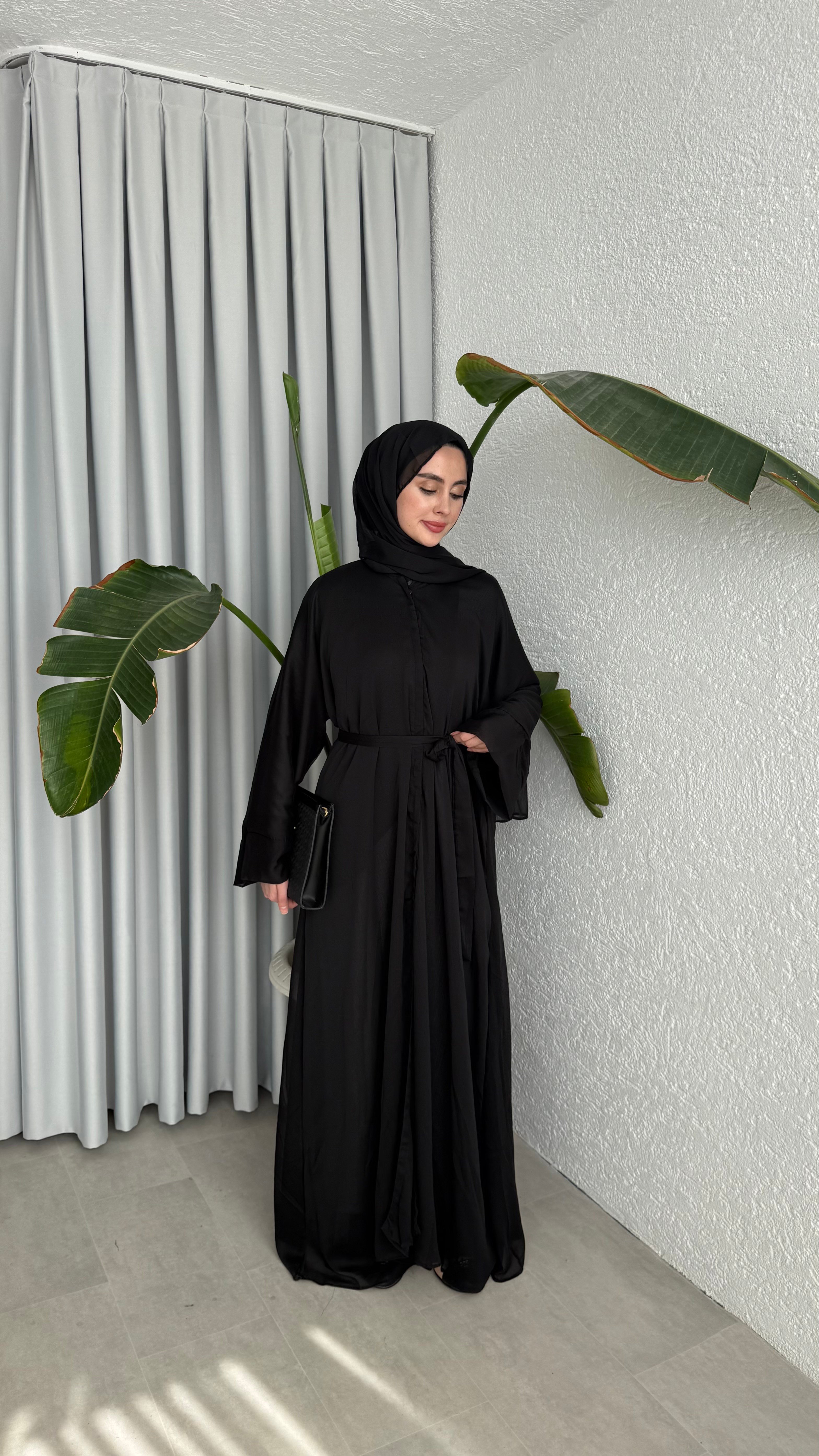 POLEN ABAYA - SİYAH