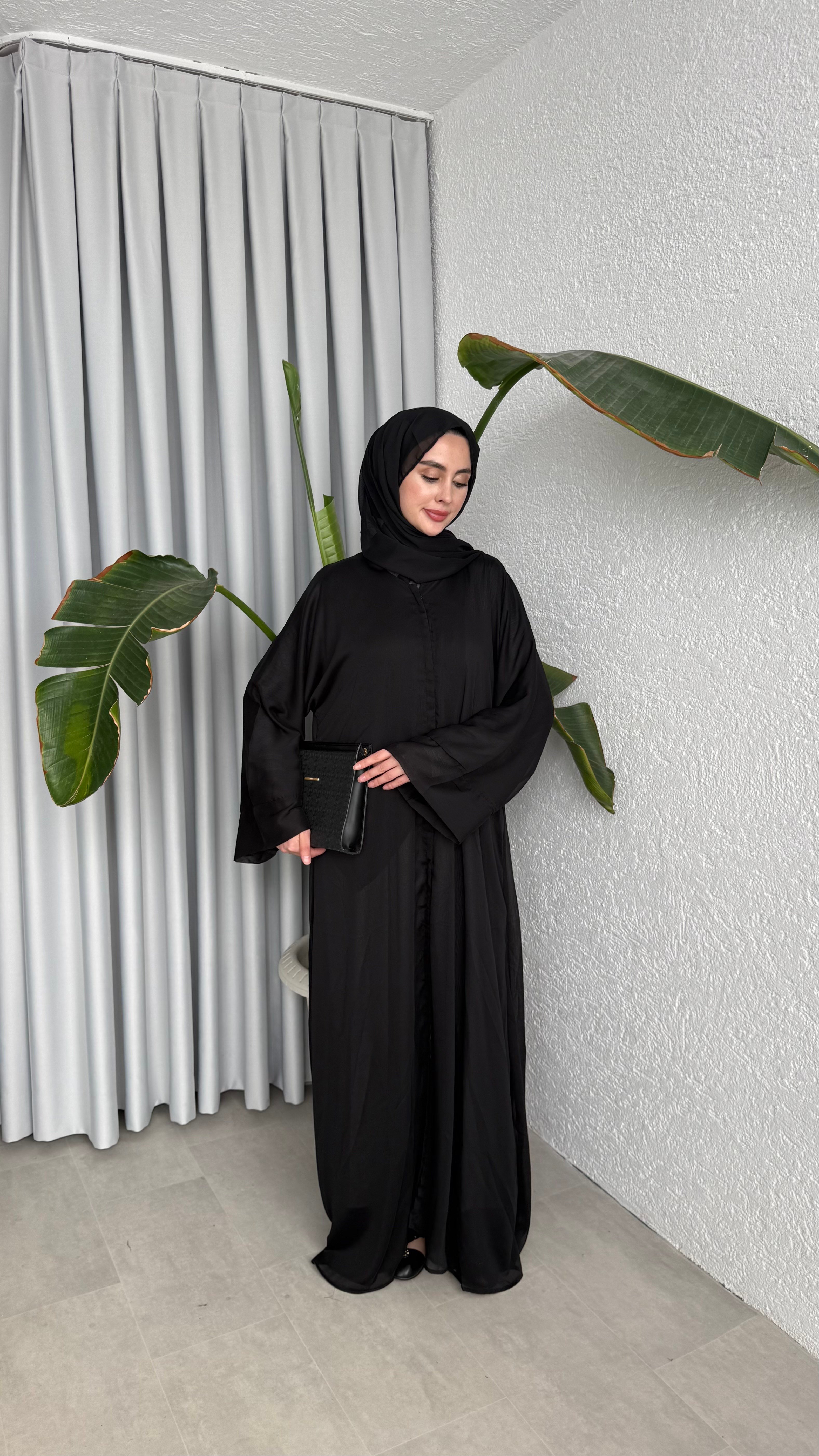 POLEN ABAYA - SİYAH