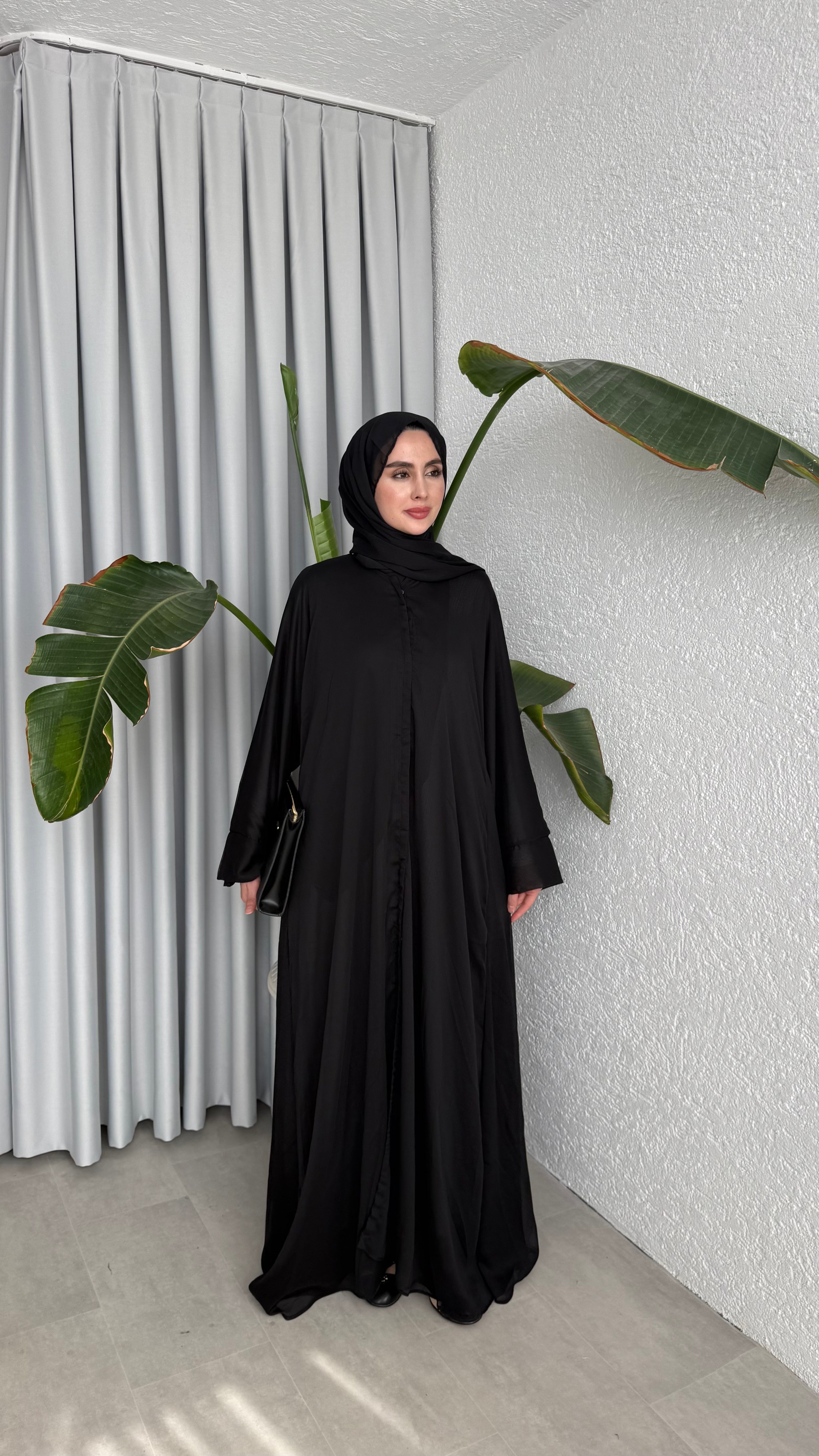 POLEN ABAYA - SİYAH