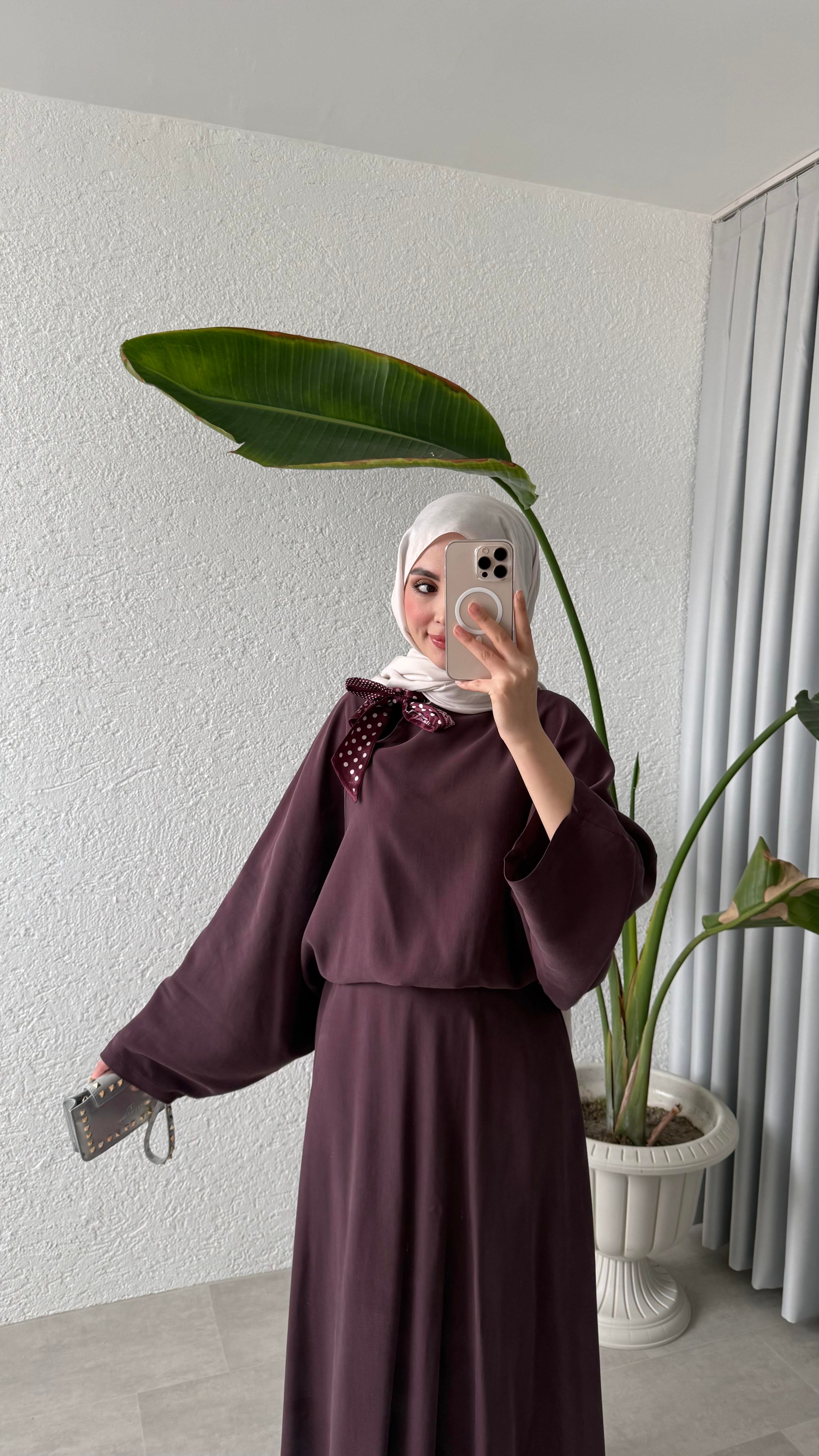 PREMİUM FULARLI TAKIM - MÜRDÜM