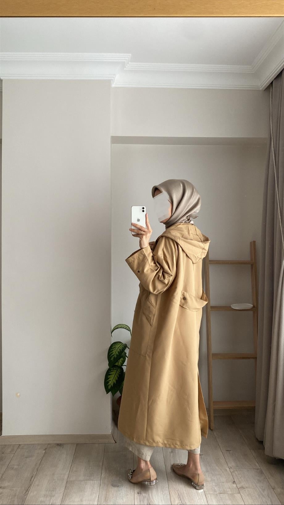 RETRO TRENÇ CAMEL