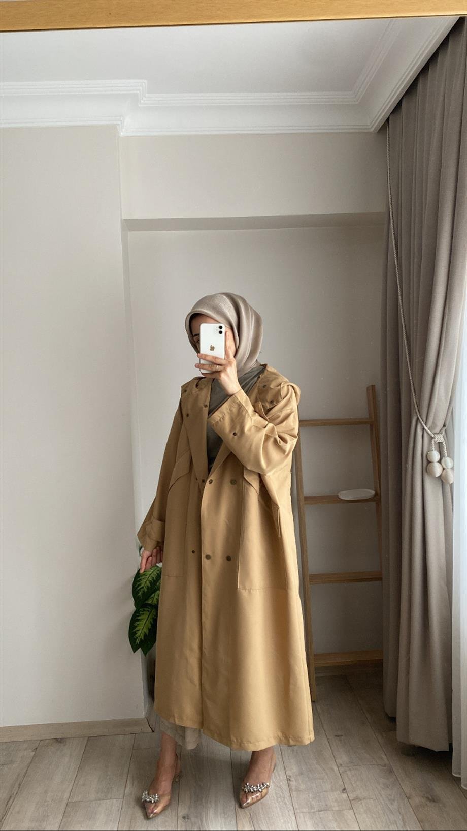 RETRO TRENÇ CAMEL