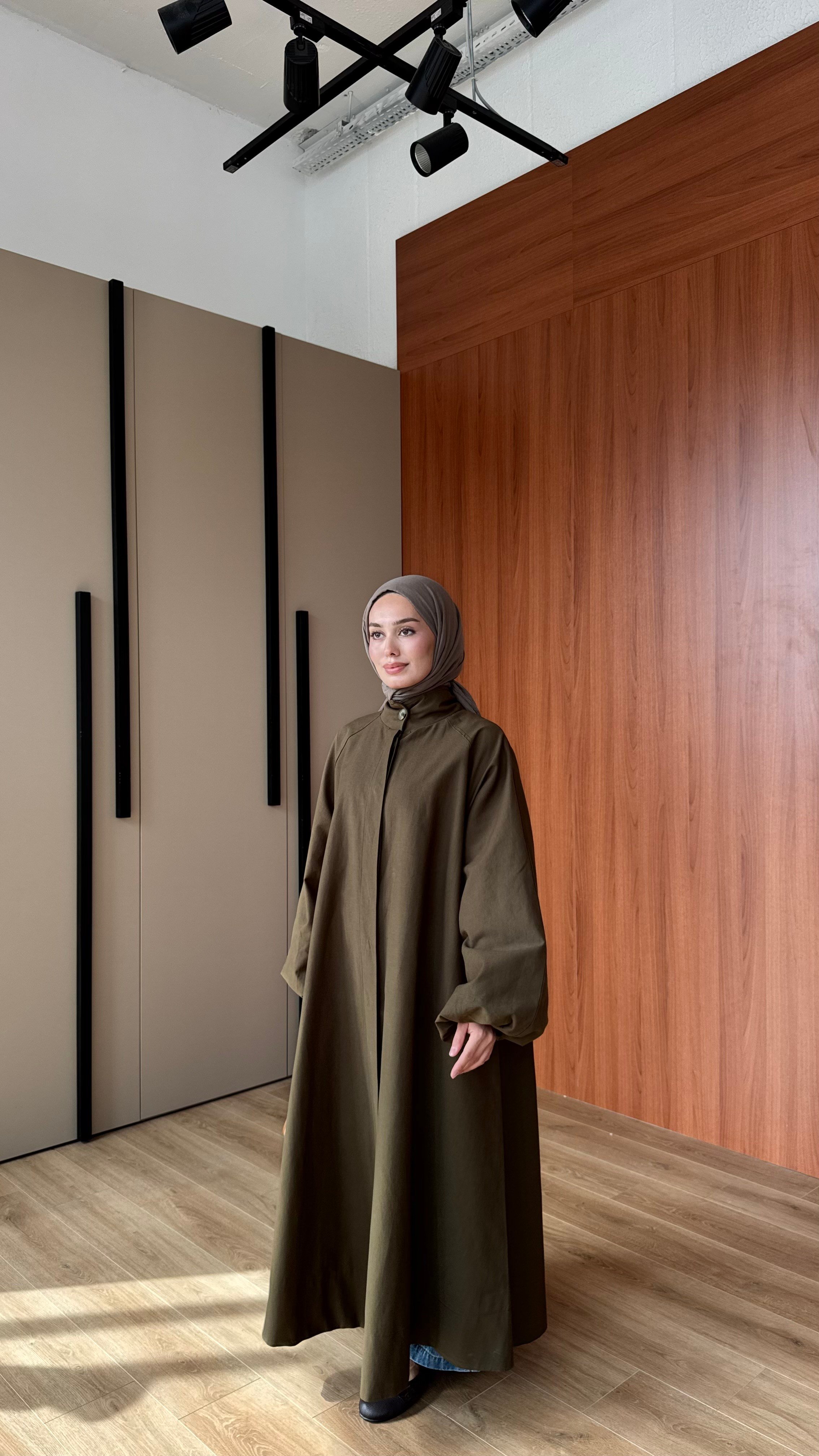 ROBE ASTARLI TRENÇKOT - HAKİ
