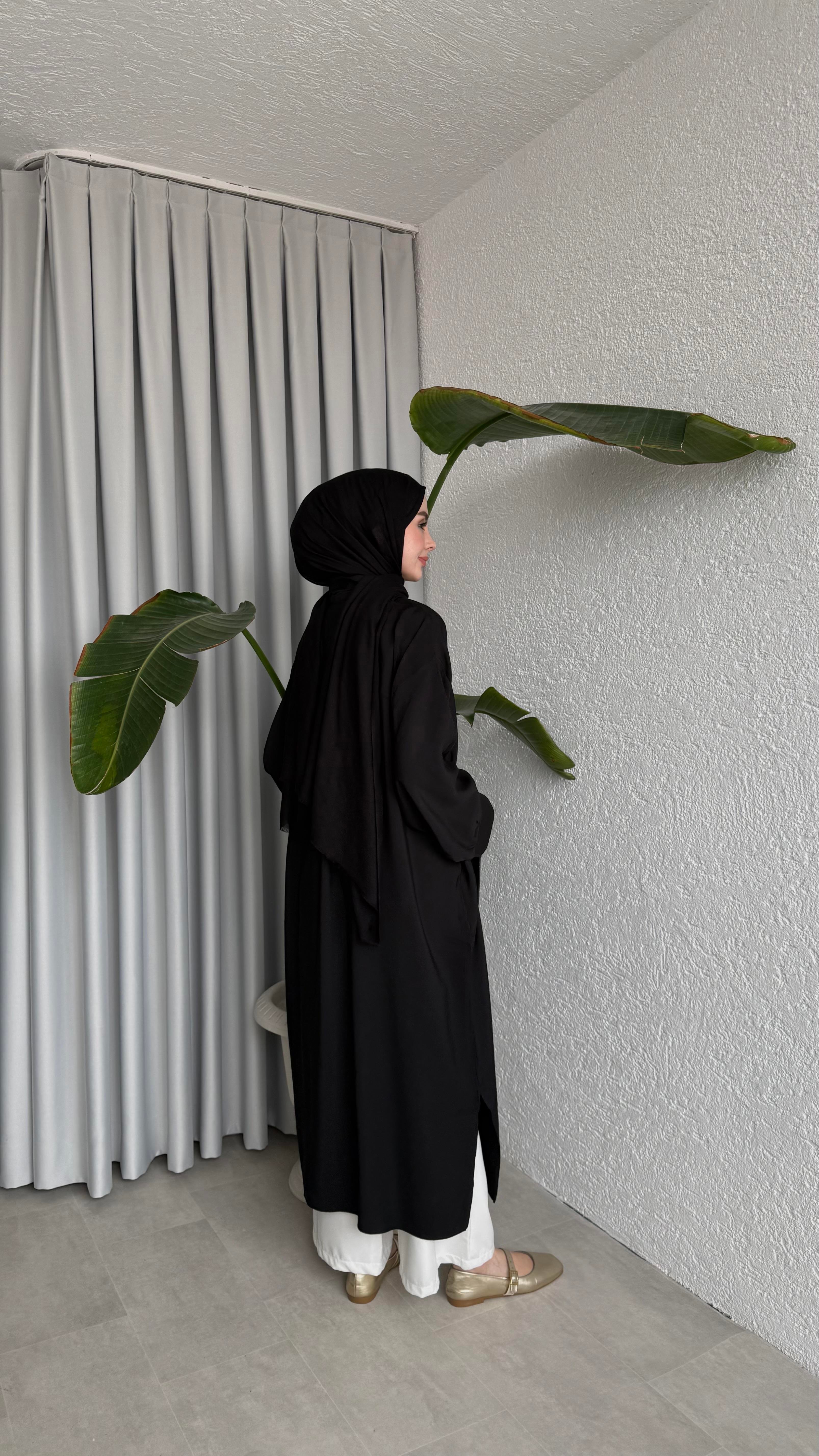 TENSEL GÖMLEK - SİYAH