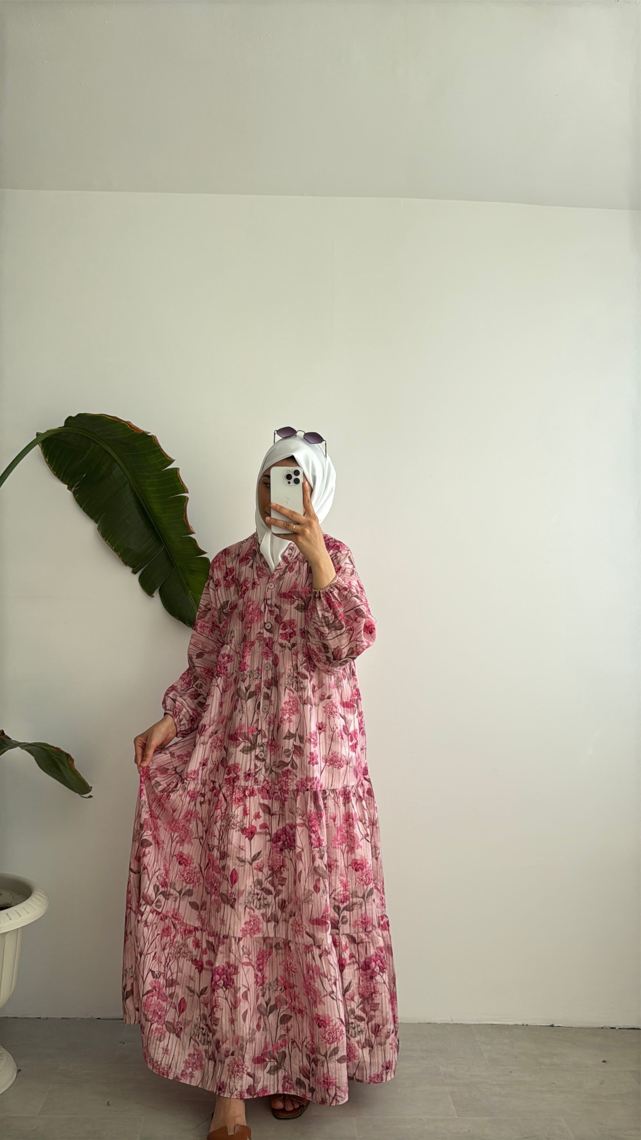 VALERİA ELBİSE - PEMBE