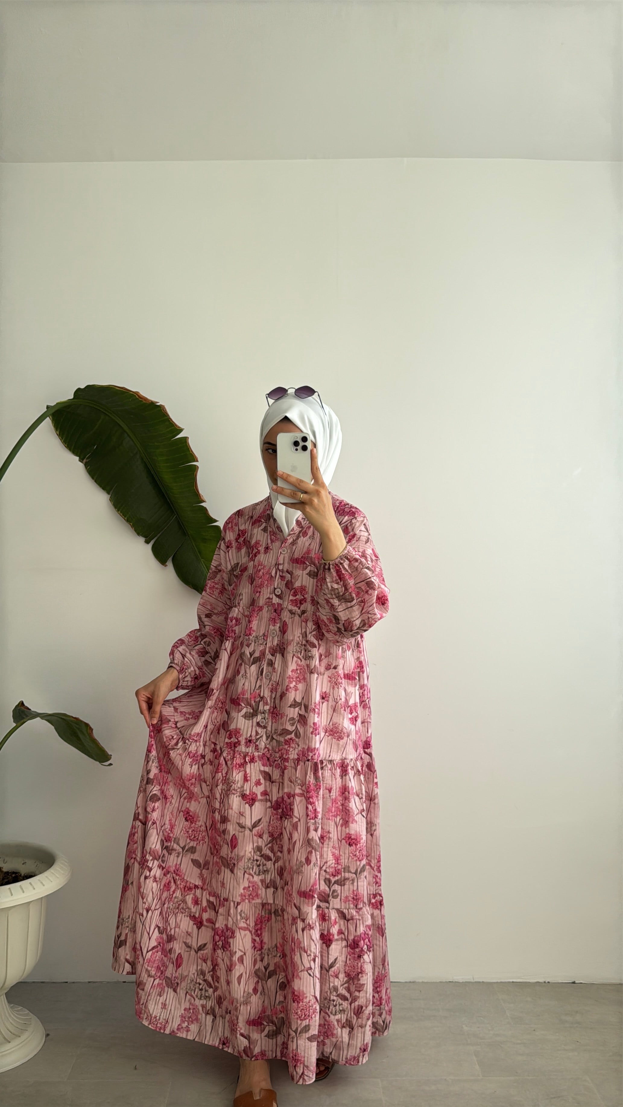 VALERİA ELBİSE - PEMBE