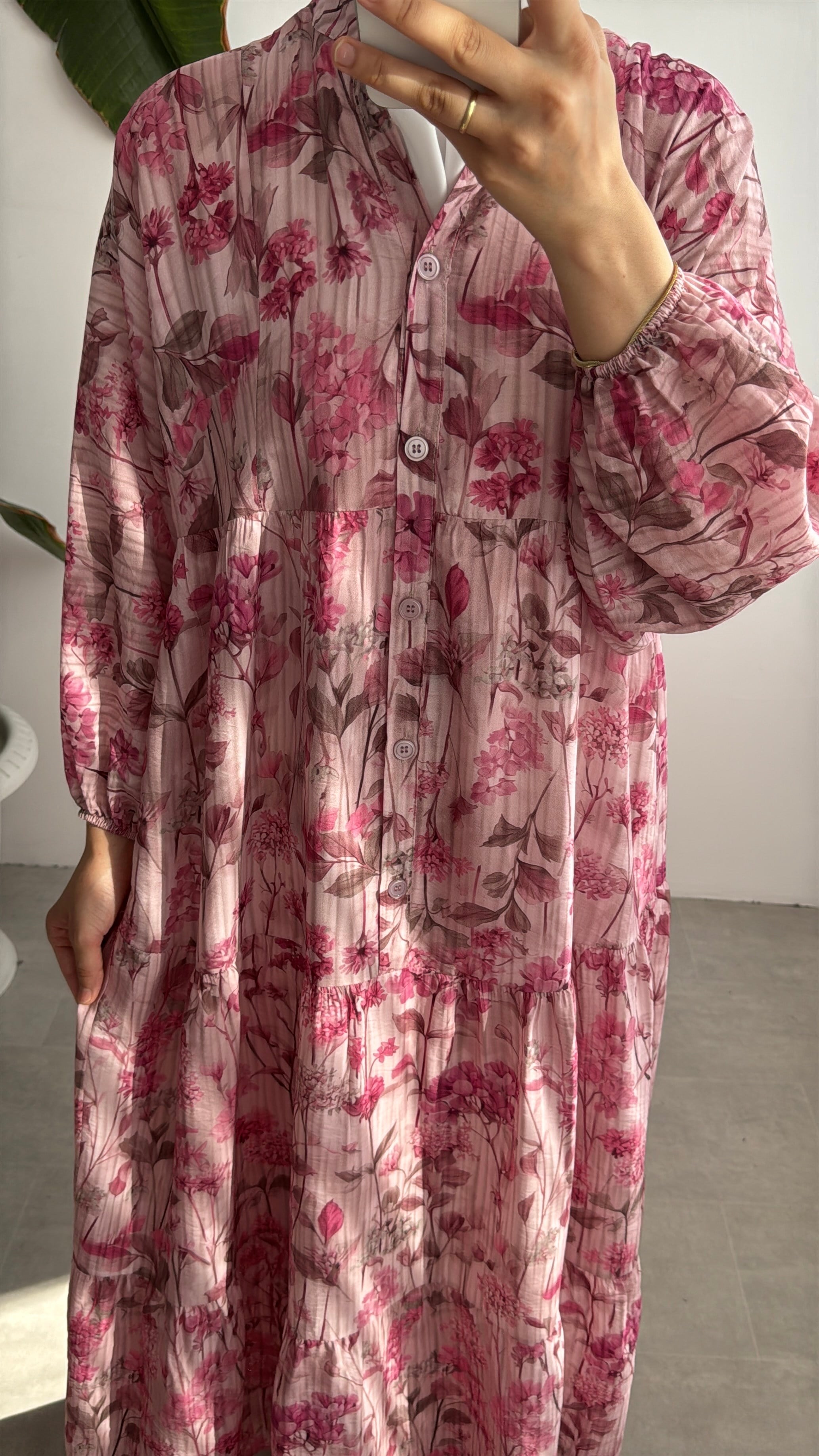 VALERİA ELBİSE - PEMBE
