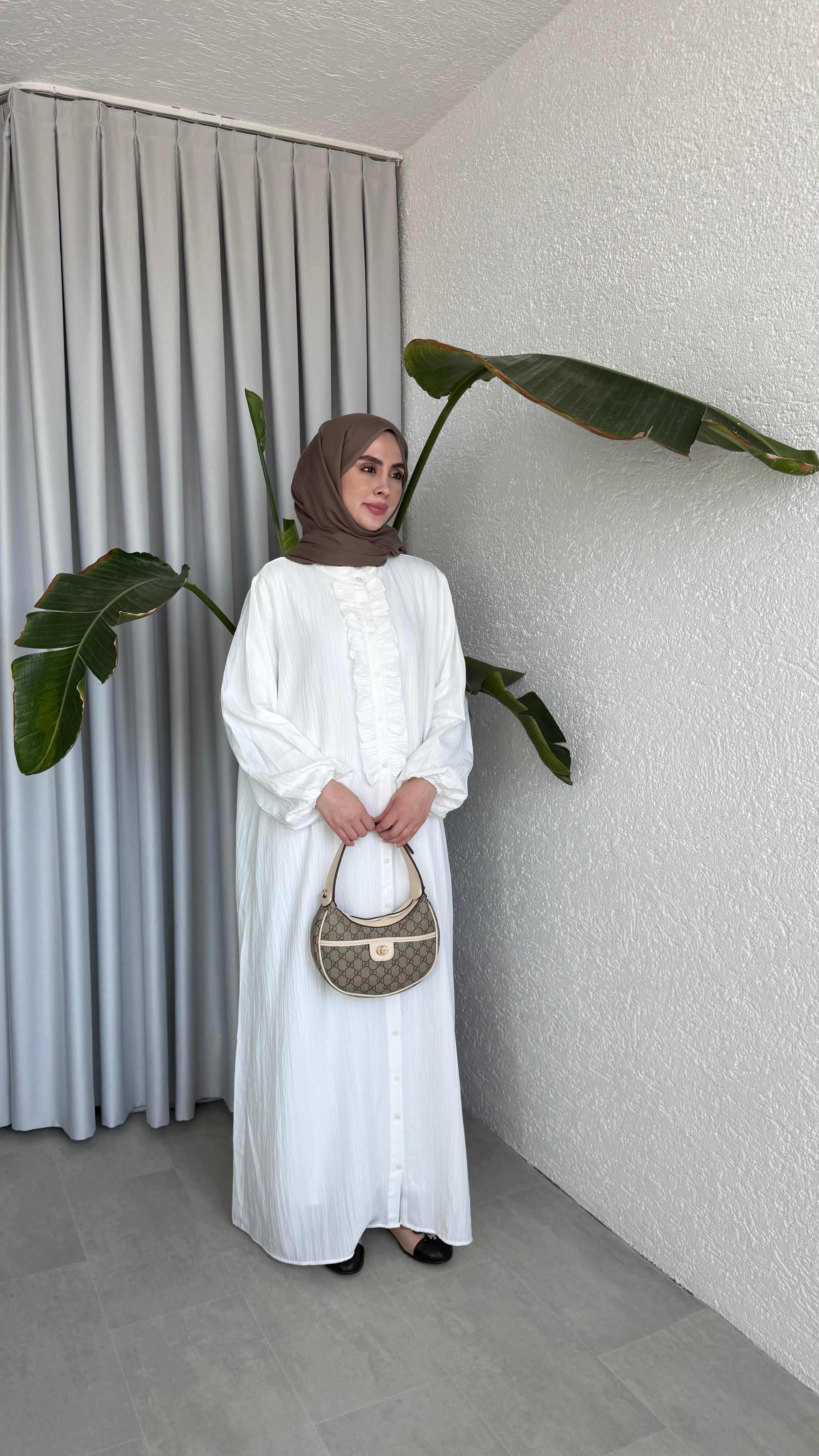 ZARİF ELBİSE EKRU