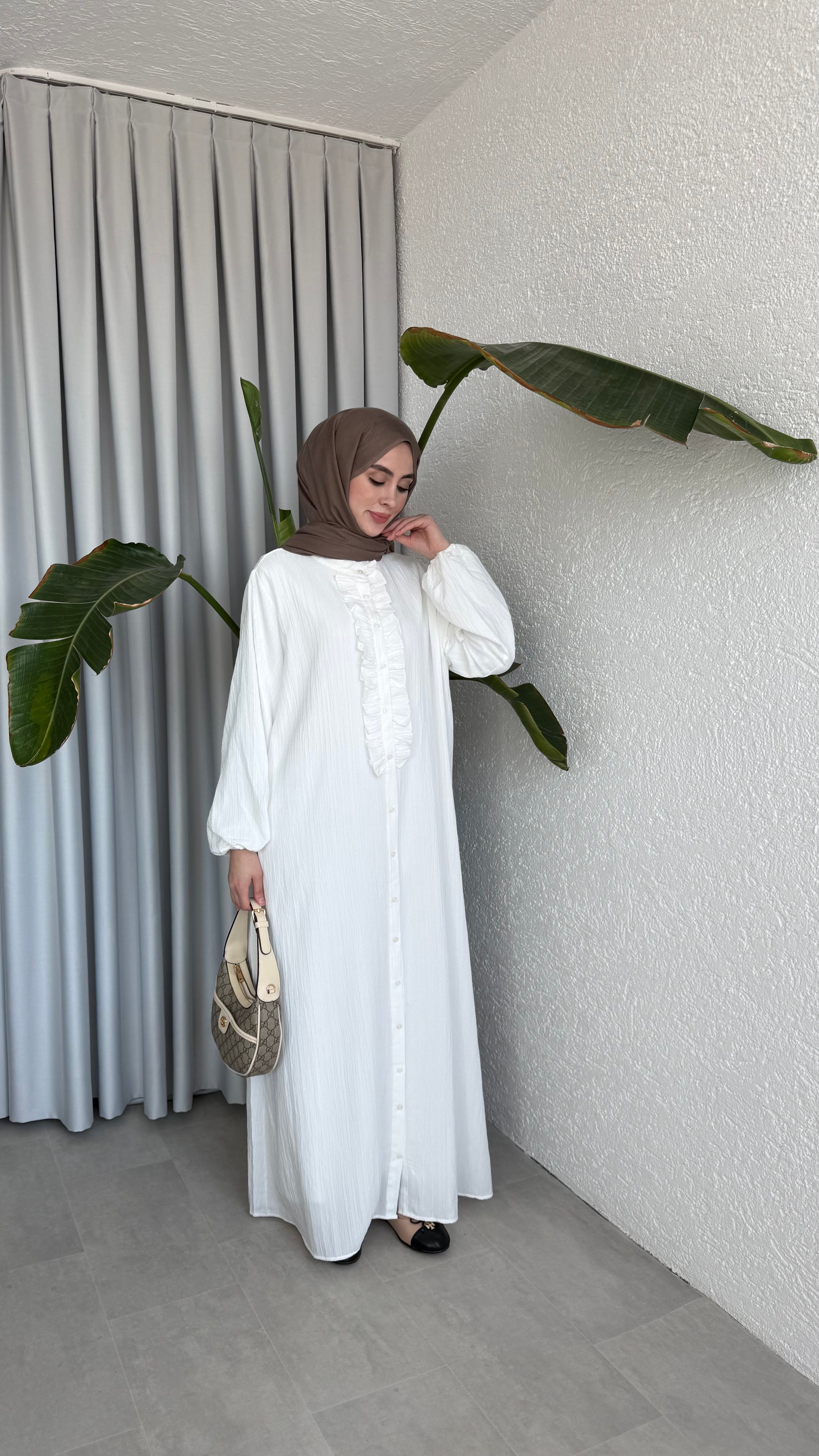 ZARİF ELBİSE EKRU