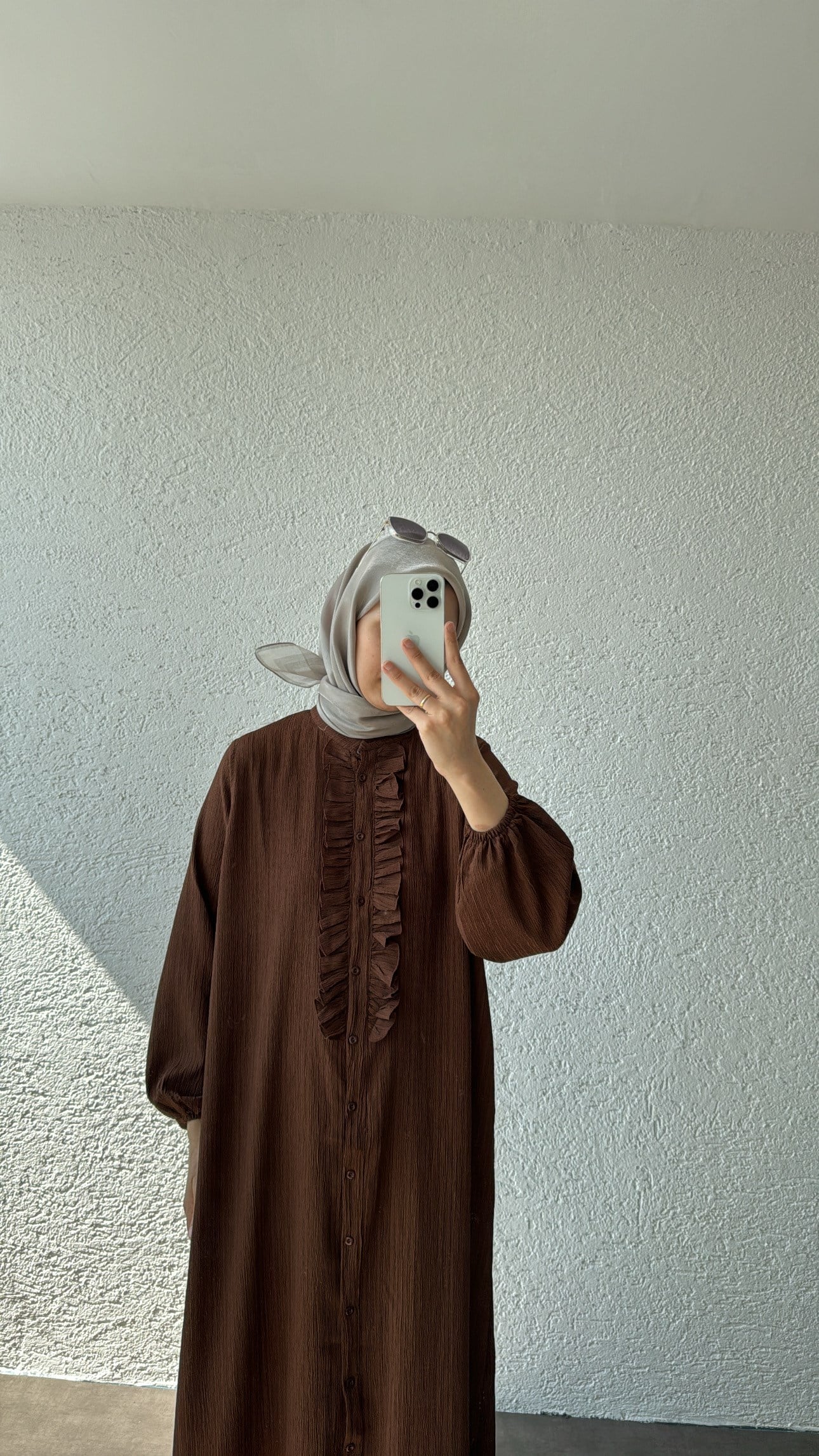 ZARİF ELBİSE KAHVE