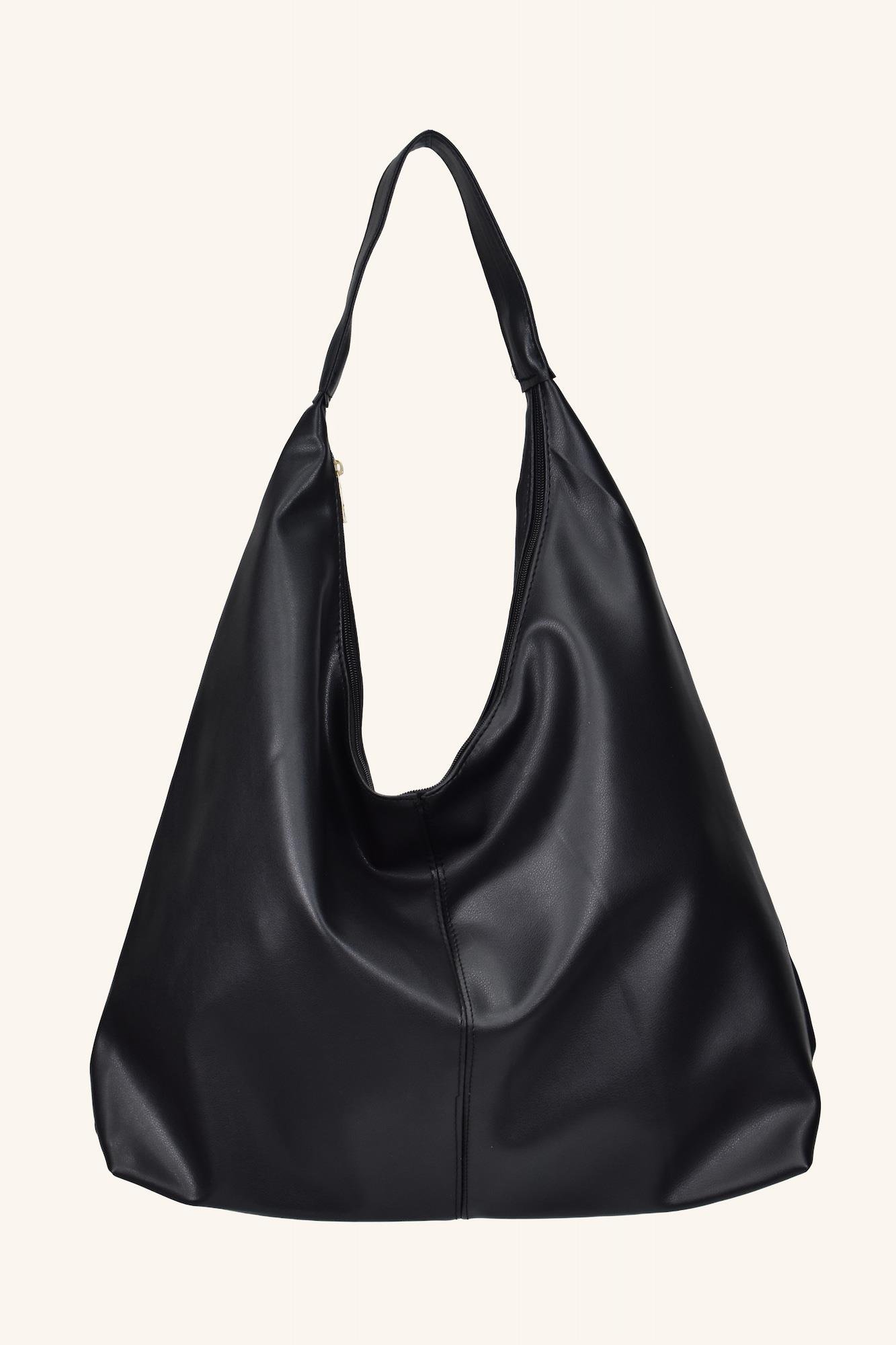 Mia Büyük Boy El ve Omuz Çantası - Siyah