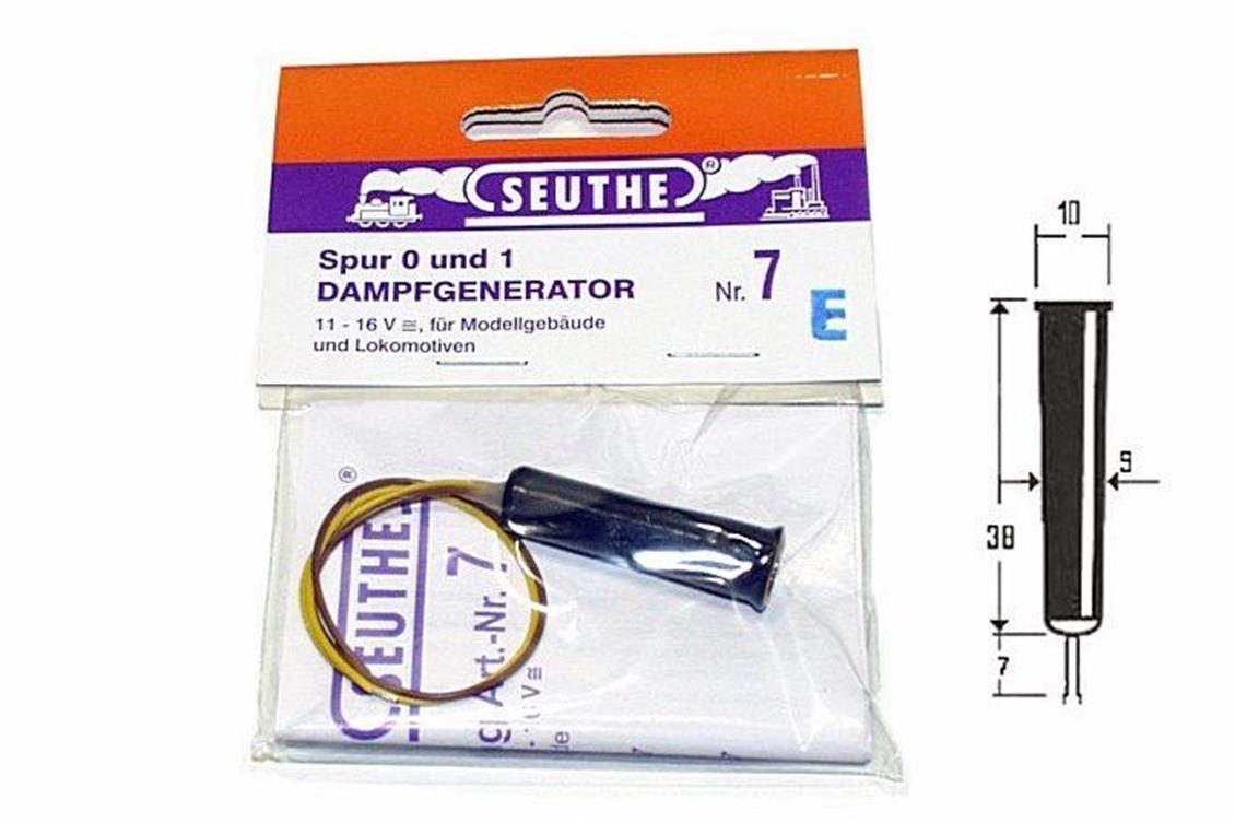 007E DUMAN JENERATÖRÜ- 0 VE 1 ÖLÇEK LOKO VE EVLER