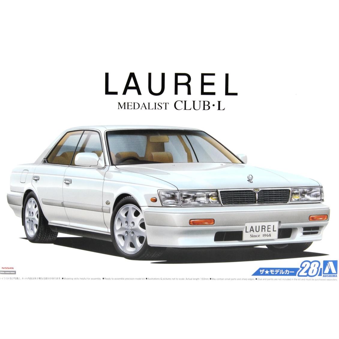 05234 1/24 NISSAN HC33 LAUREL MEDALIST CLUB L 91