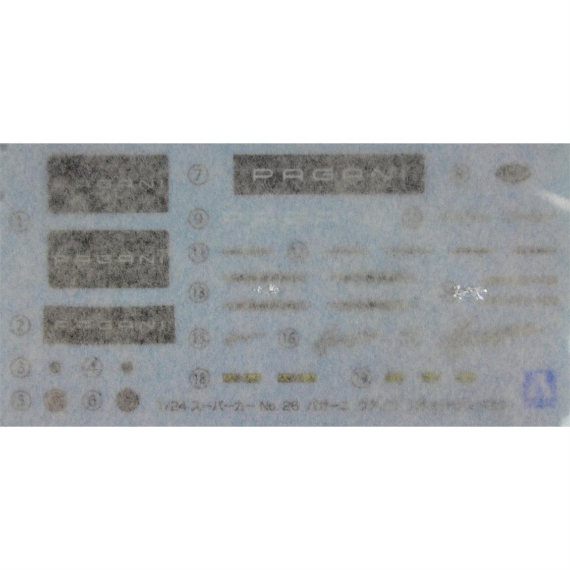 05599 1/24 PAGANI HUAYRA PACCHETTO TEMPESTA