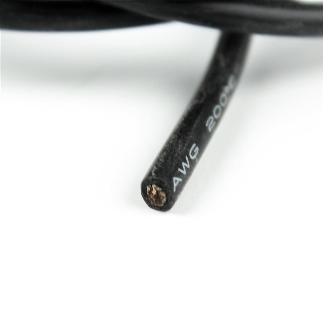 Himax 14 AWG / 2.50 mm. Silicone Cable, Black, 1 Meter
