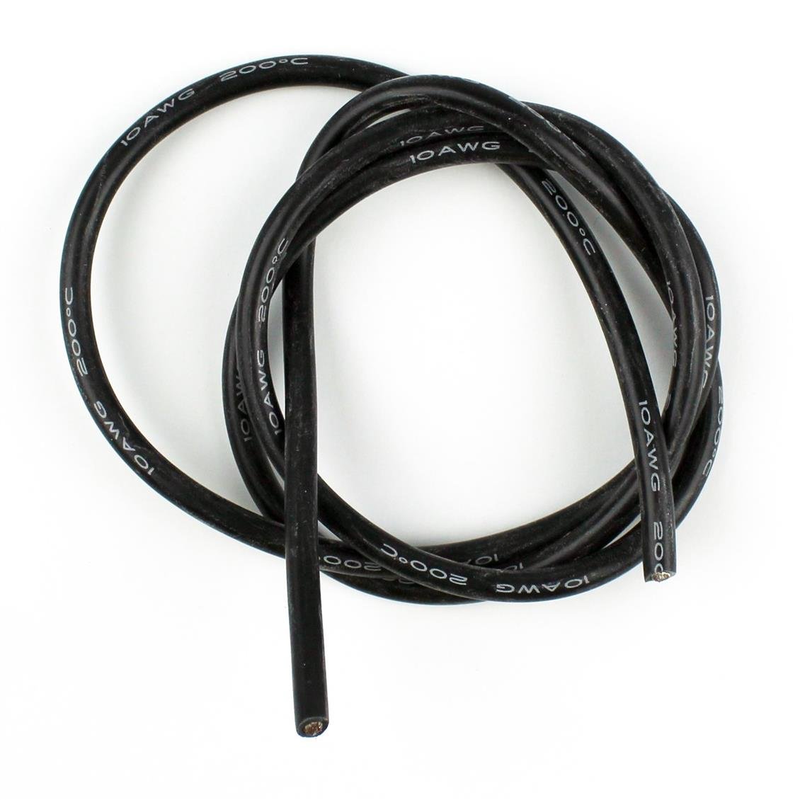 Himax 14 AWG / 2.50 mm. Silicone Cable, Black, 1 Meter