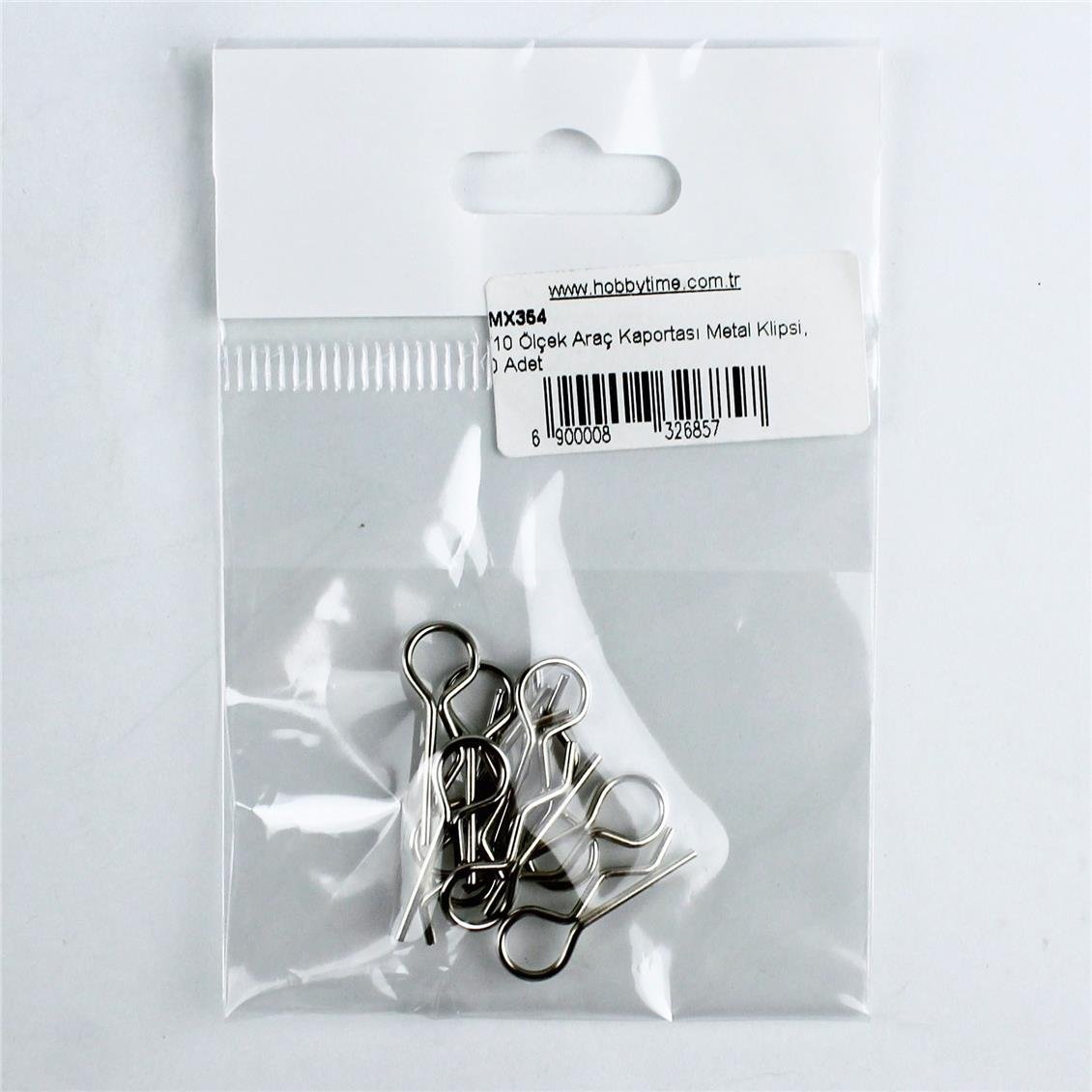 1/10 Ölçek Araç Kaportası Metal Klipsi, 10 Adet