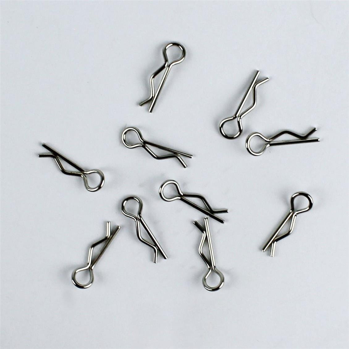 1/16 Ölçek Araç Kaportası Metal Klipsi, 10 Adet