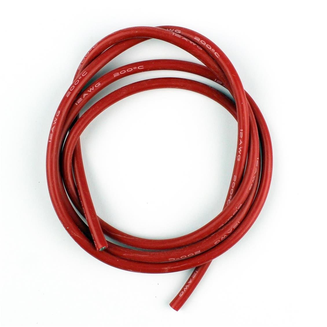 Himax 20 AWG / 0.50 mm. Silicone Cable, Black, 1 Meter