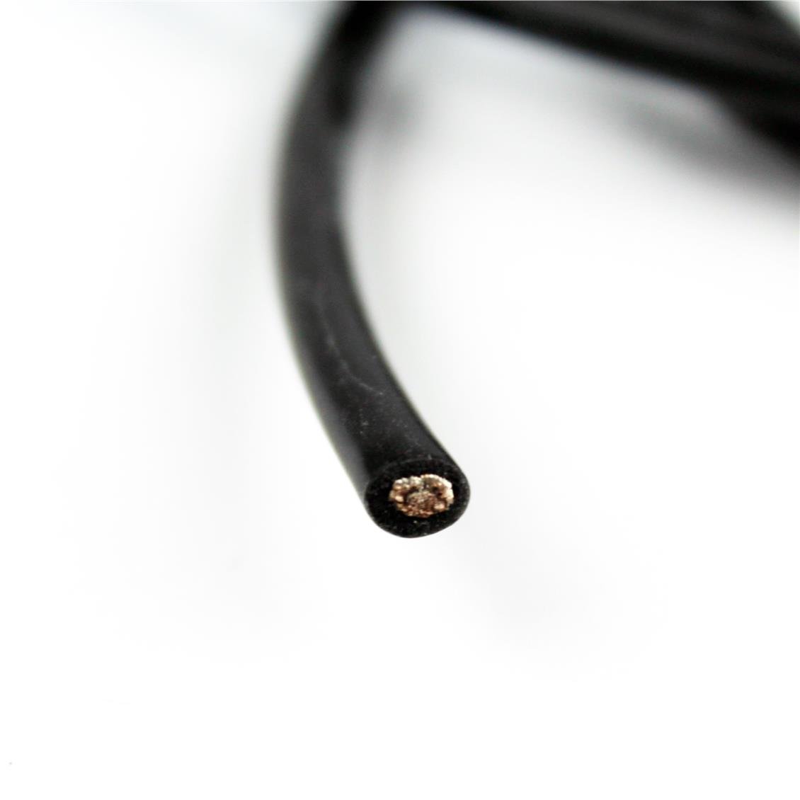 Himax 18 AWG / 0.75 mm. Silicone Cable, Black, 1 Meter