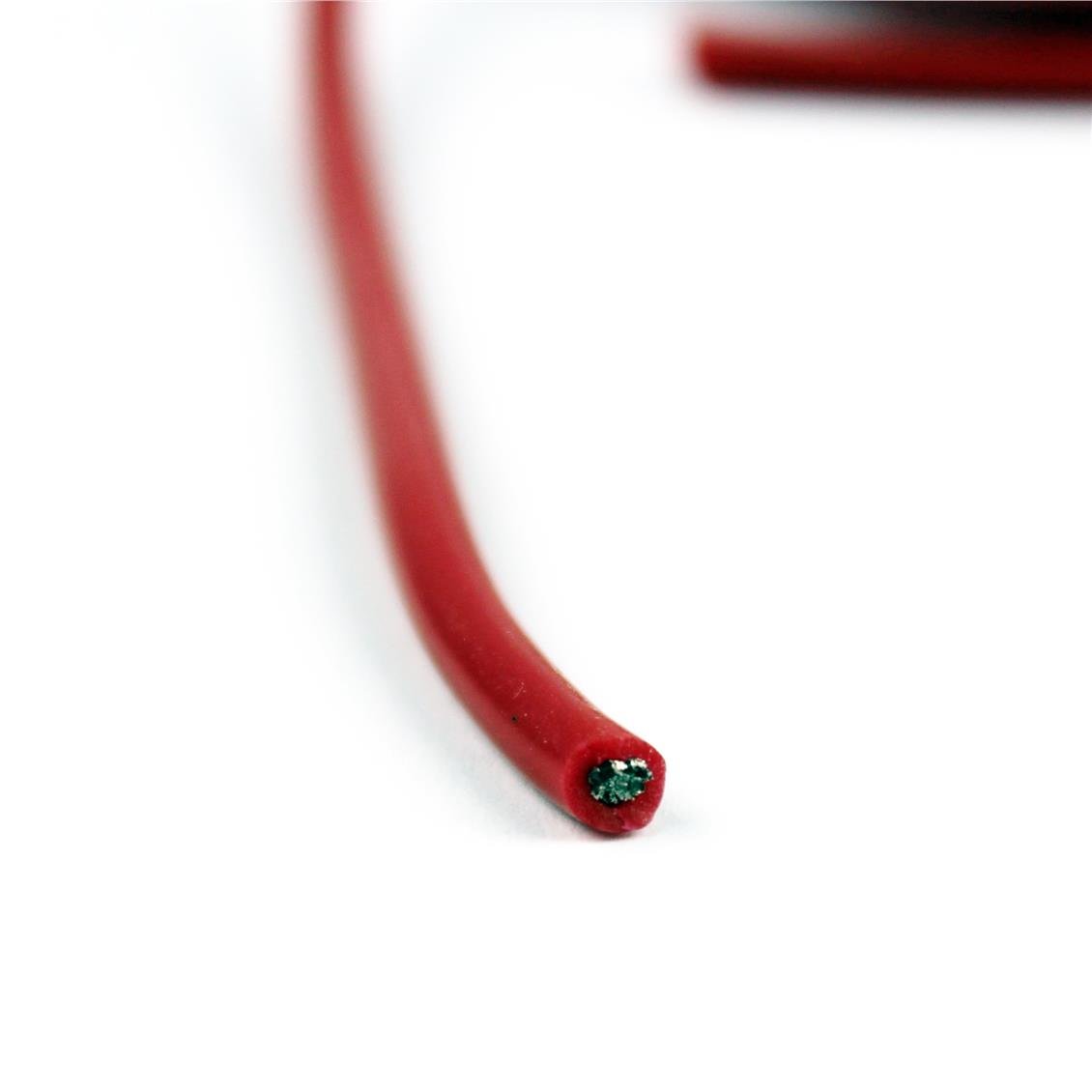 Himax 24 AWG / 0.25 mm. Silicone Cable, Red, 1 Meter