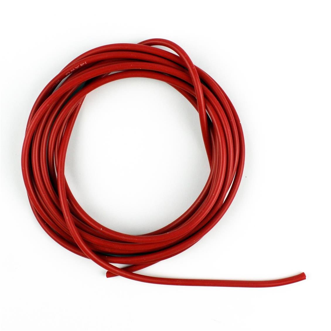 Himax 24 AWG / 0.25 mm. Silicone Cable, Red, 1 Meter