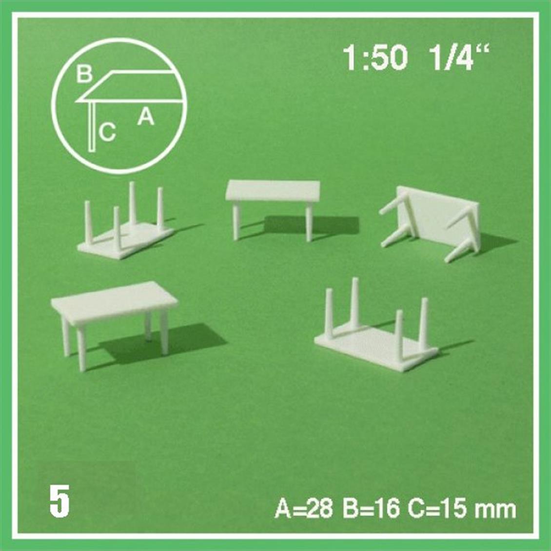 1/50 Masalar-beyaz-4 ayaklı