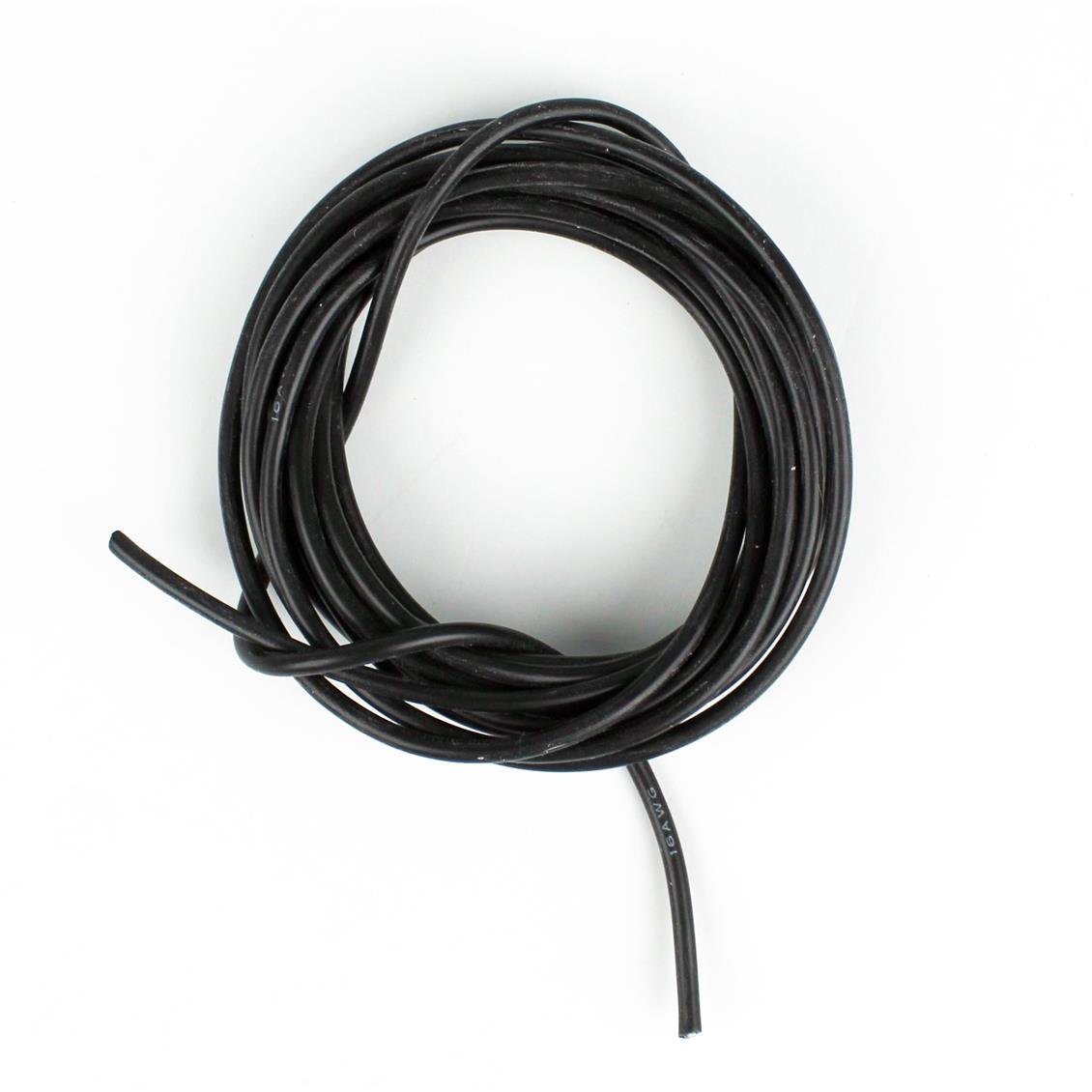 16 AWG / 1.50 mm. Silikon Kablo, Siyah, 3 Metre