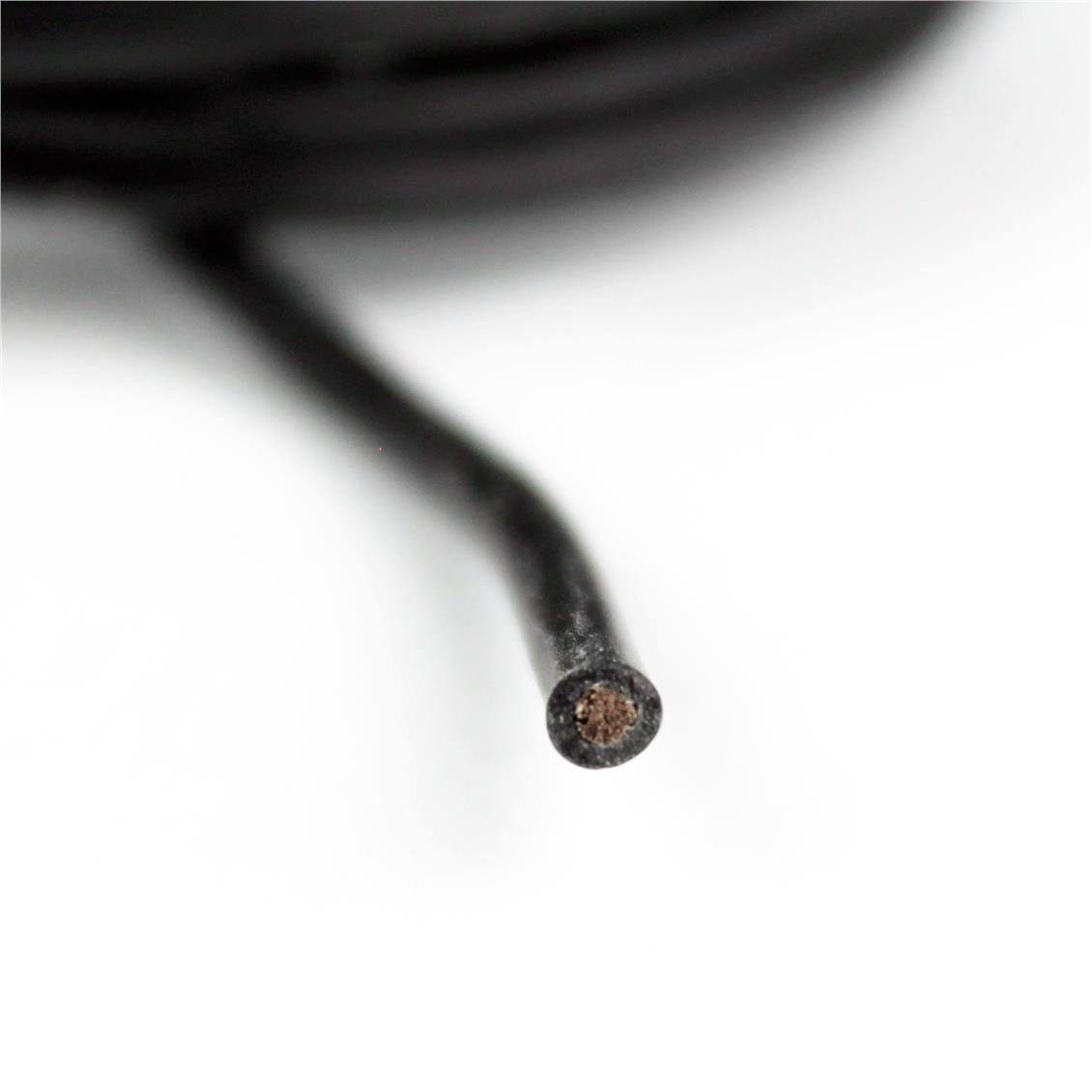 16 AWG / 1.50 mm. Silikon Kablo, Siyah, 3 Metre