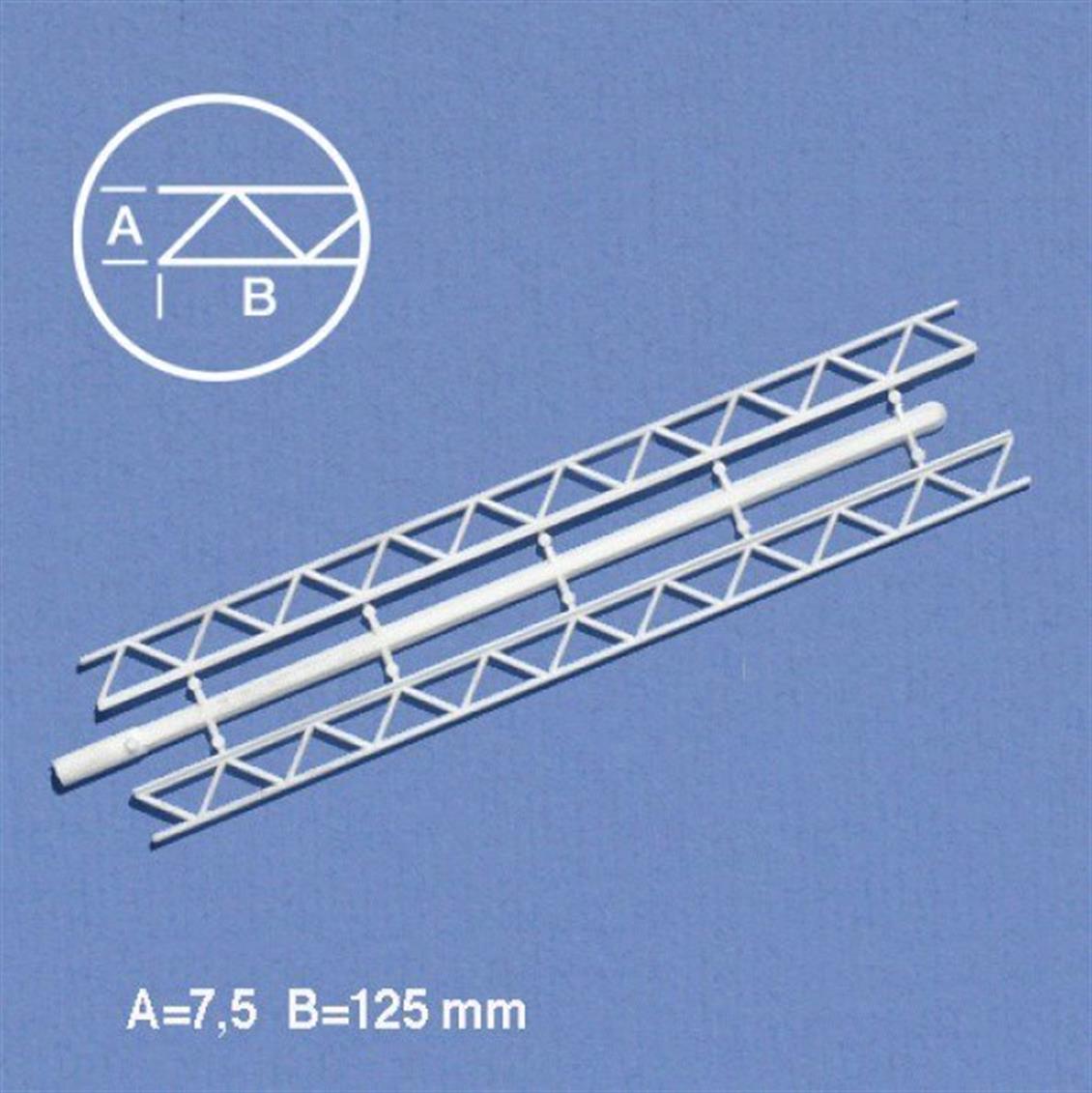 1712107 METAL KONSTRÜKSÜYON KİRİŞ -BEYAZ -7,50X125