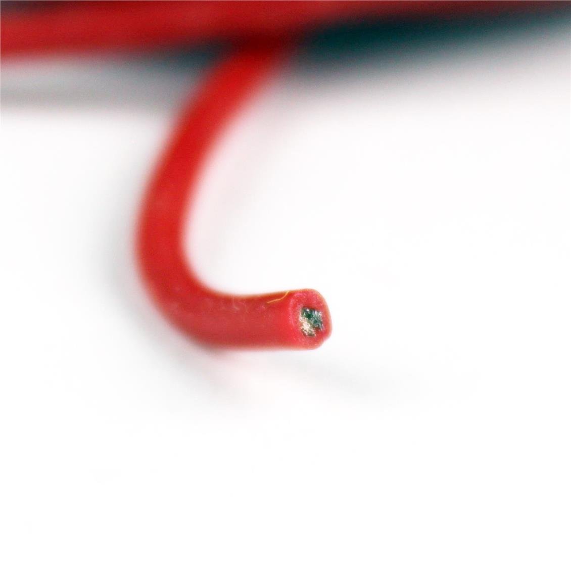 18 AWG / 0.75 mm. Silikon Kablo, Kırmızı, 5 Metre