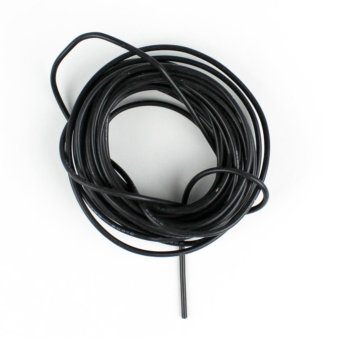 18 AWG / 0.75 mm. Silikon Kablo, Siyah, 5 Metre